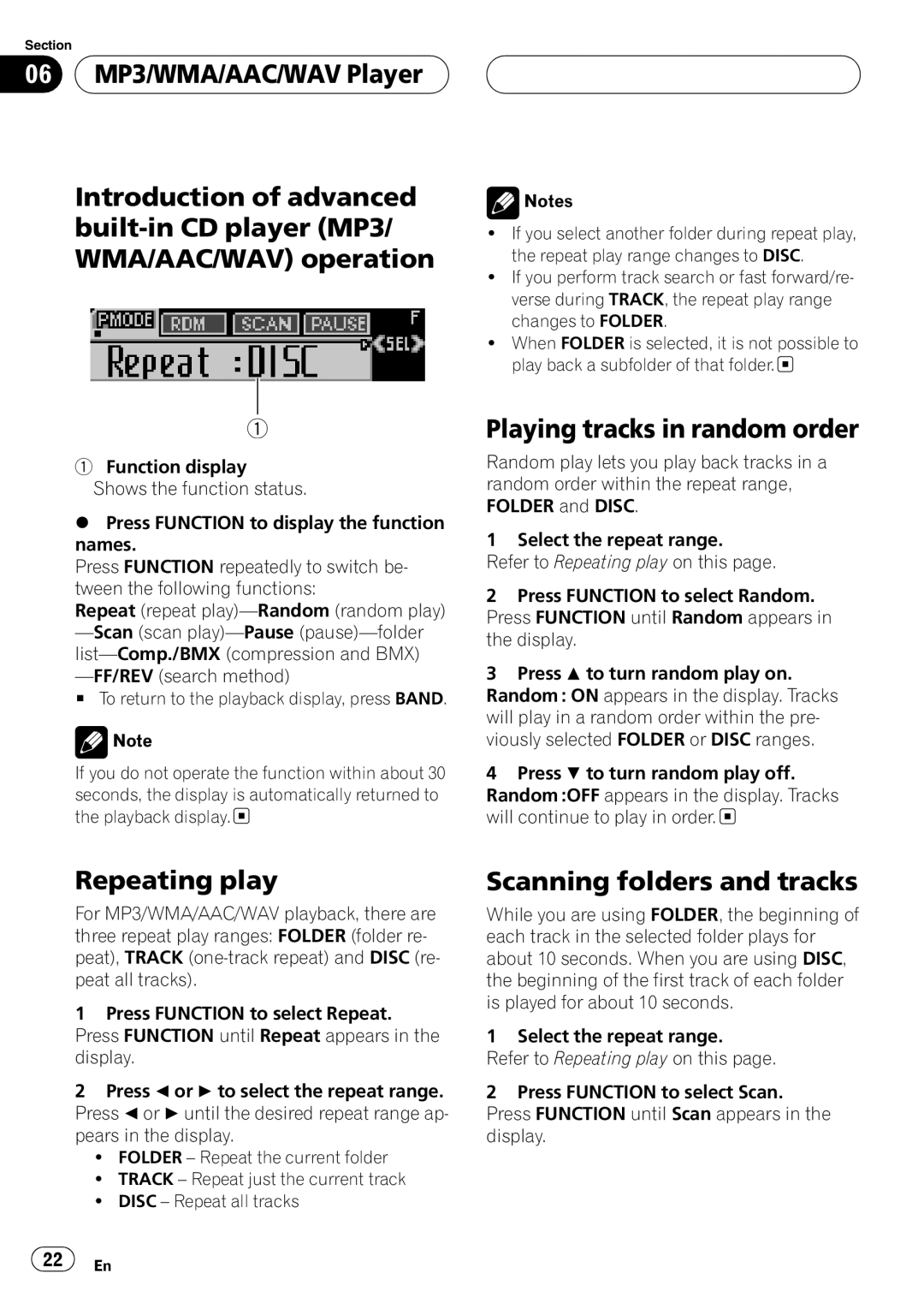 Pioneer DEH-P5850MP operation manual 