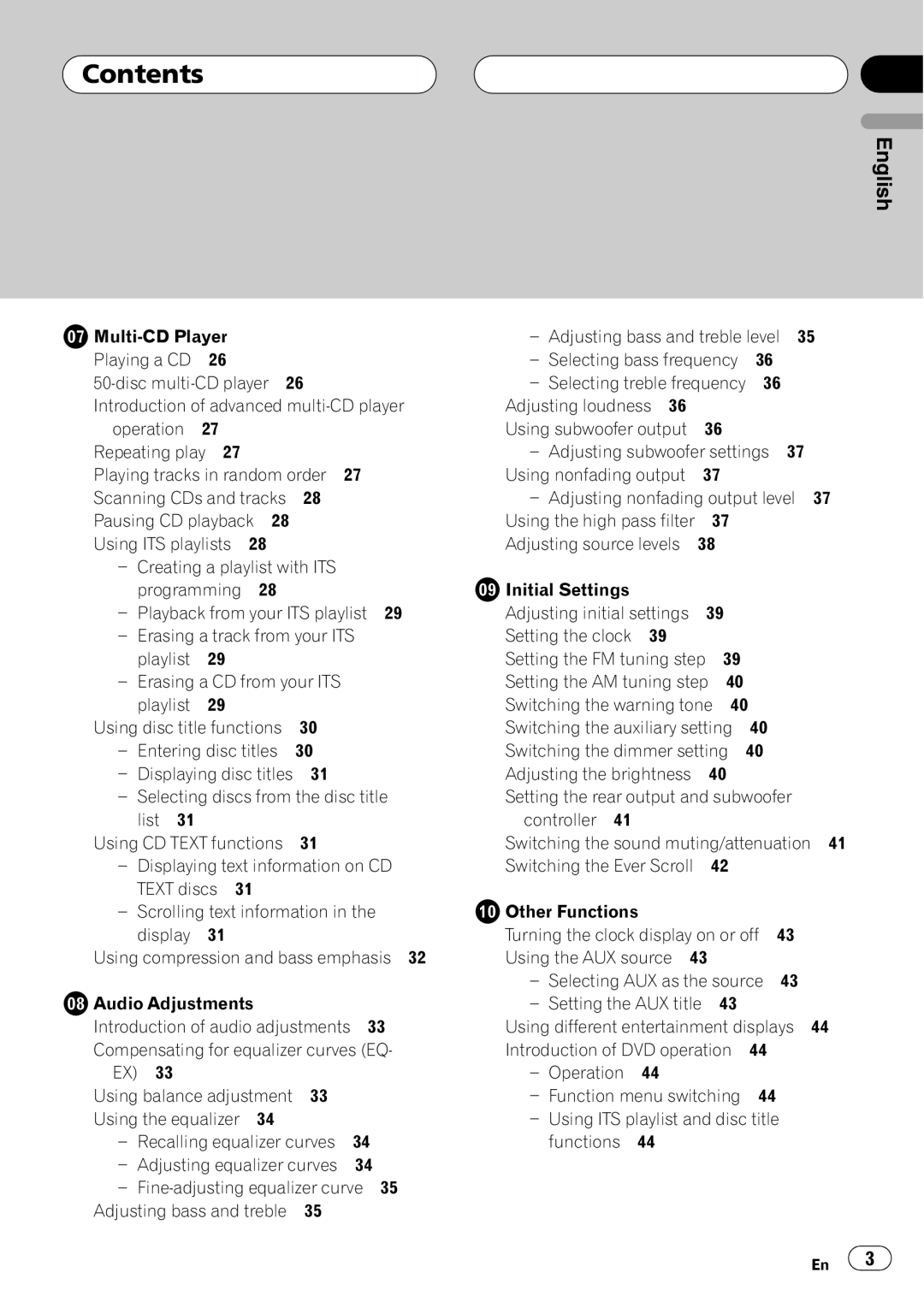 Pioneer DEH-P5850MP operation manual 