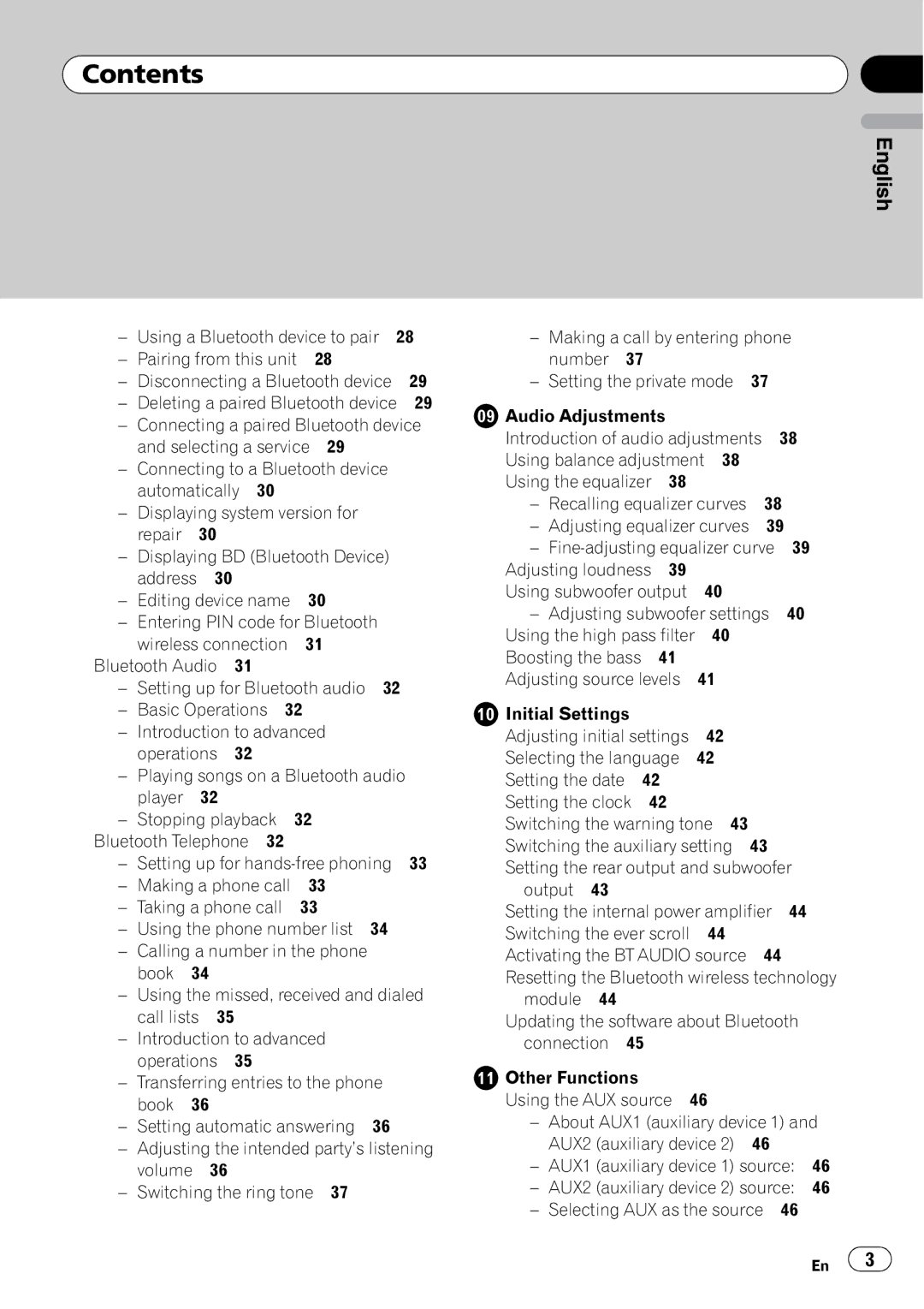 Pioneer DEH-P610BT Using a Bluetooth device to pair, Pairing from this unit Disconnecting a Bluetooth device 