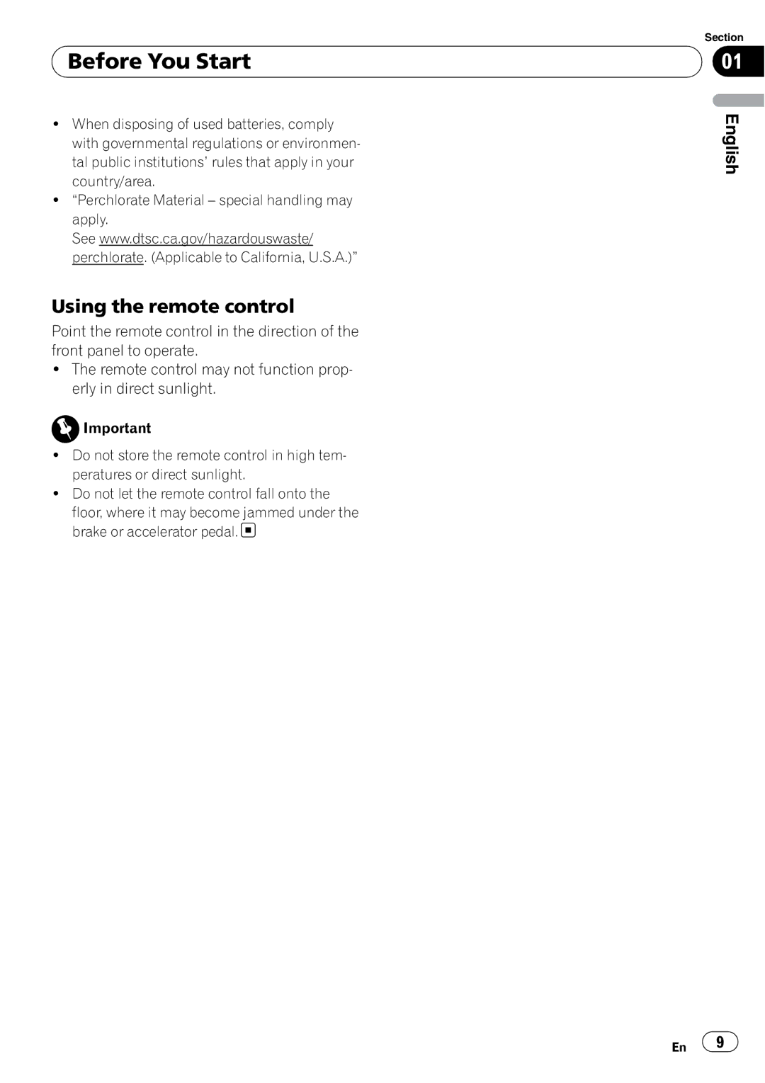 Pioneer DEH-P610BT operation manual Using the remote control 