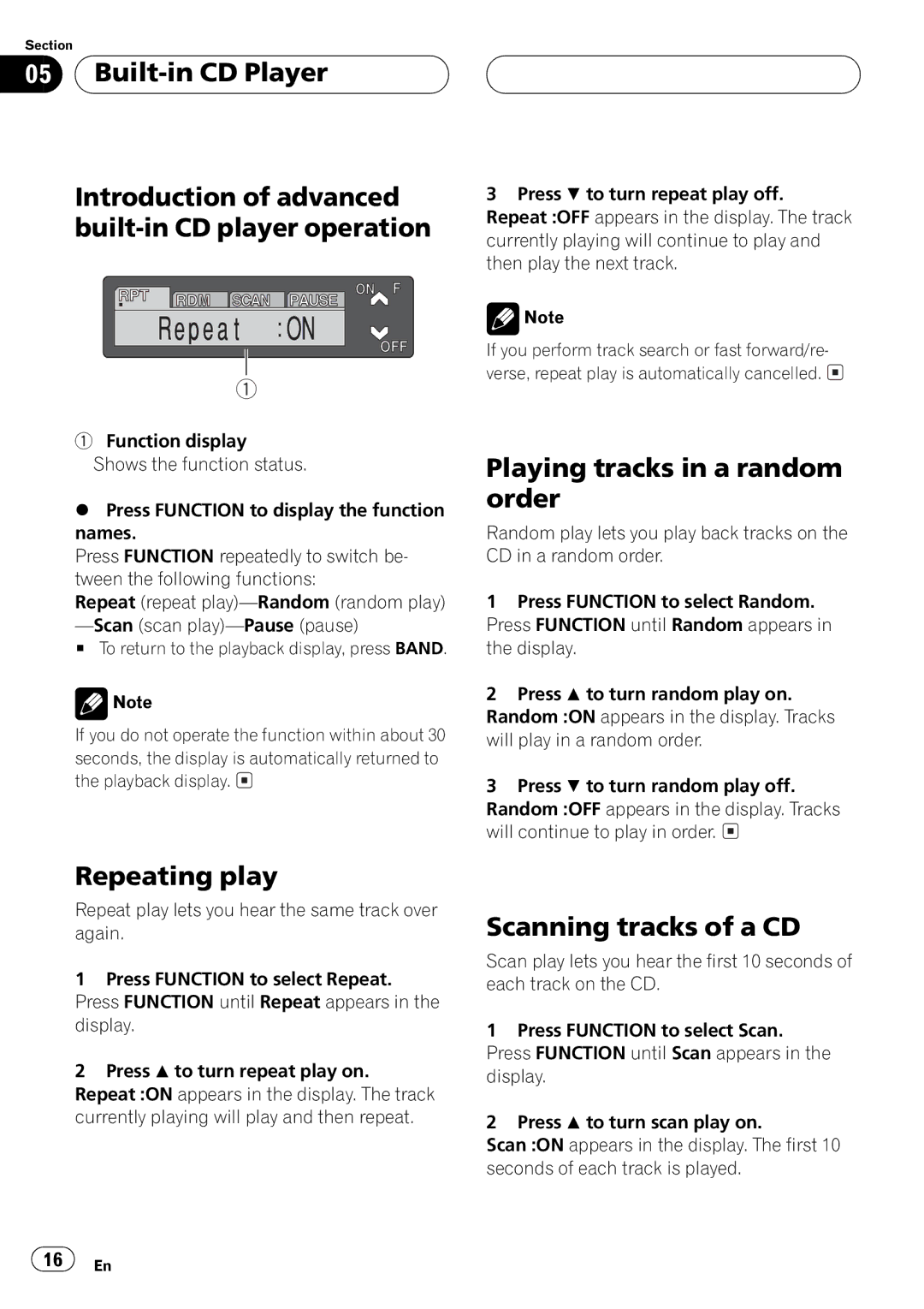 Pioneer DEH-P650 operation manual 