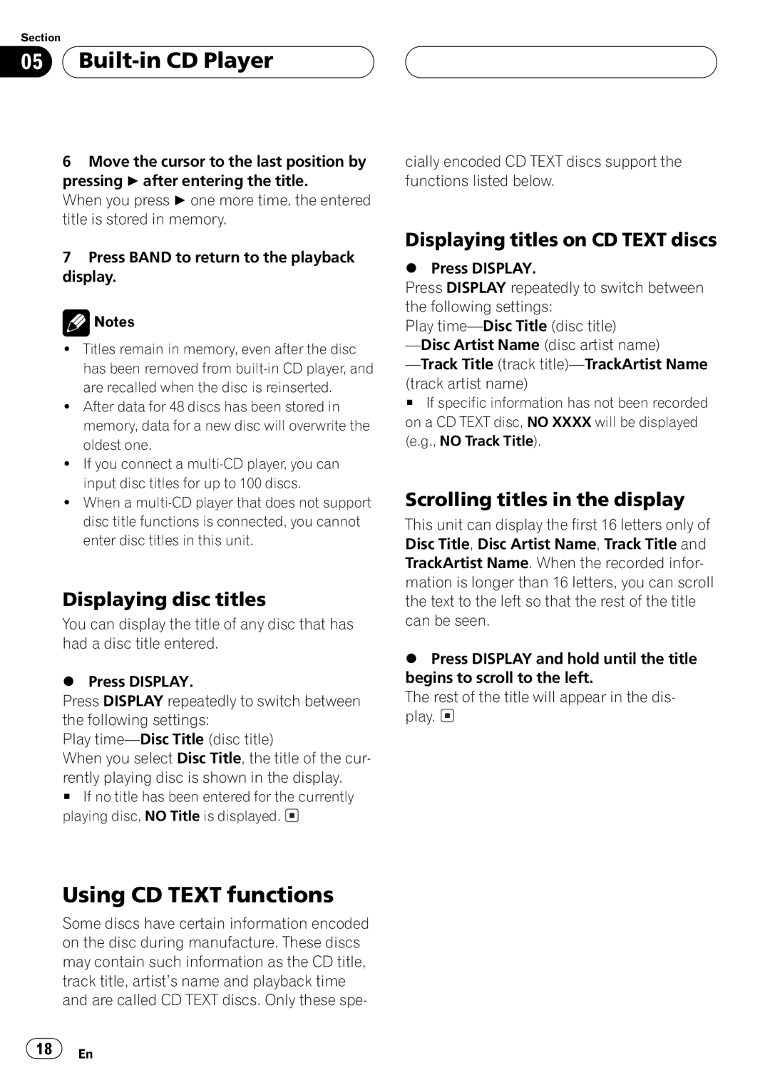 Pioneer DEH-P650 operation manual 