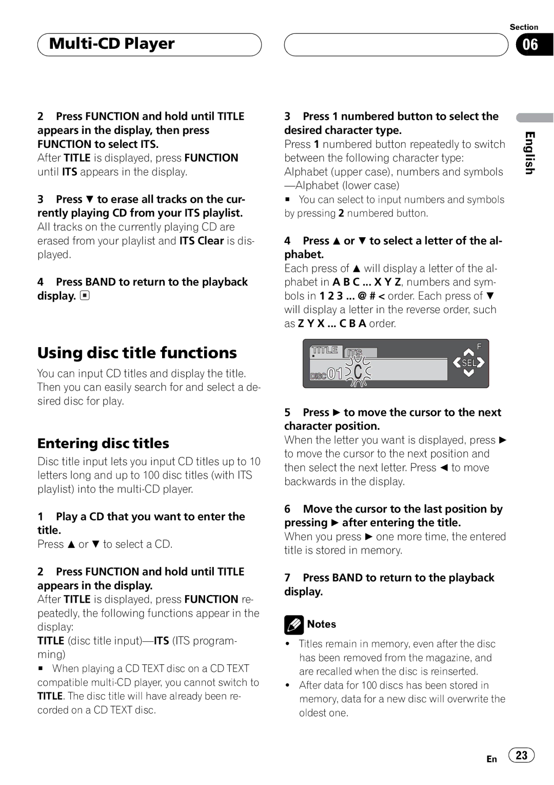 Pioneer DEH-P650 operation manual 