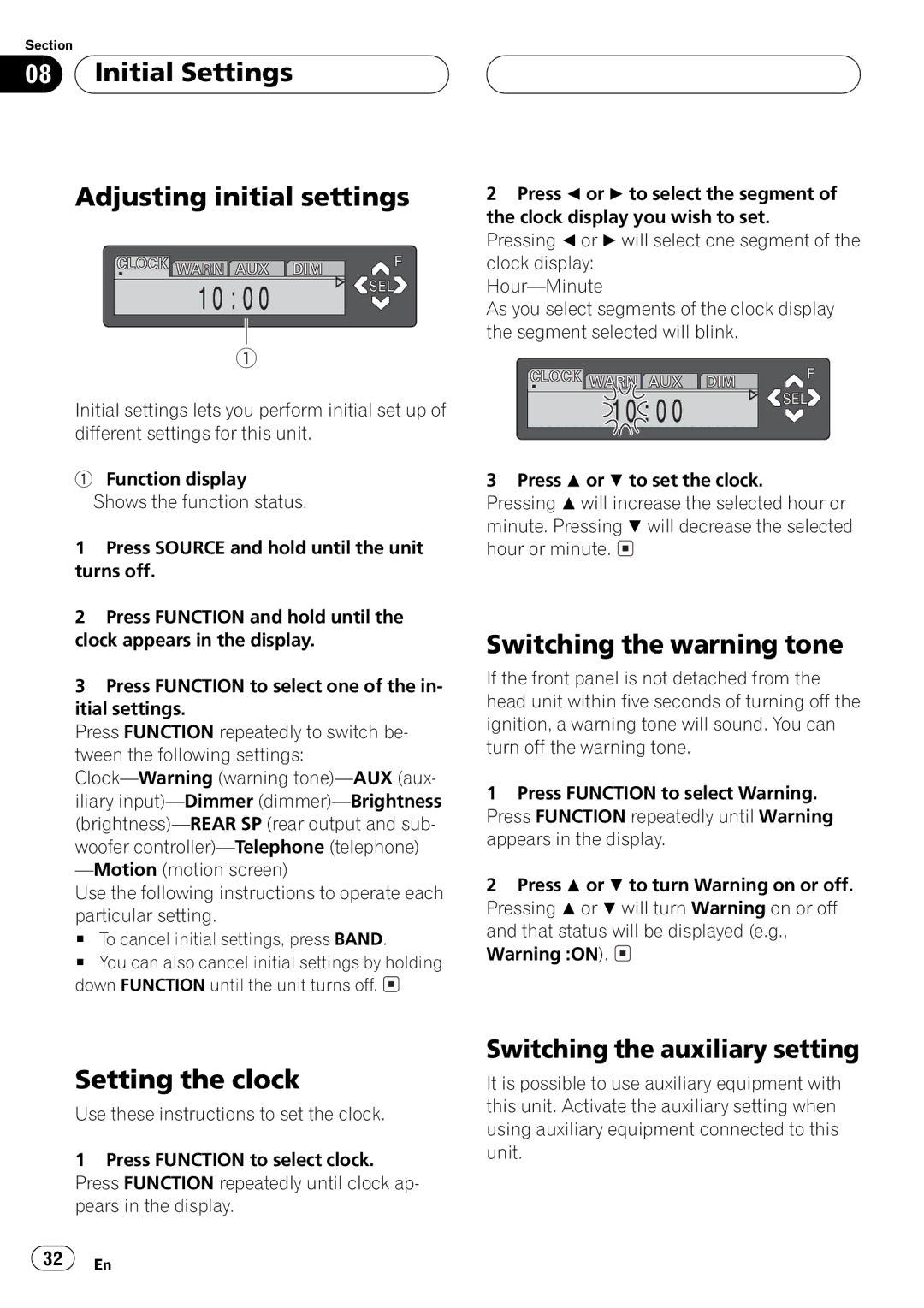 Pioneer DEH-P650 operation manual 