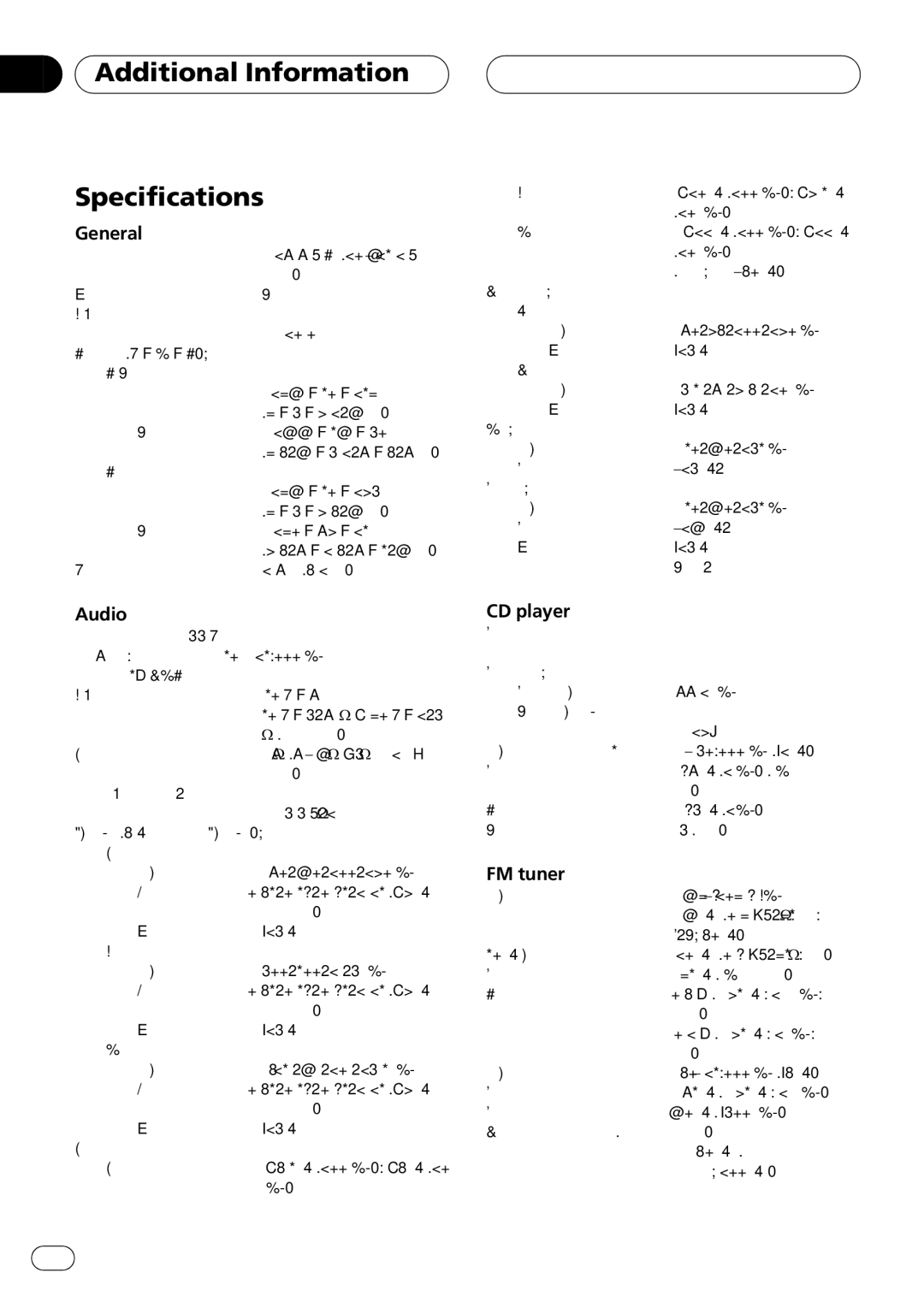 Pioneer DEH-P650 operation manual 