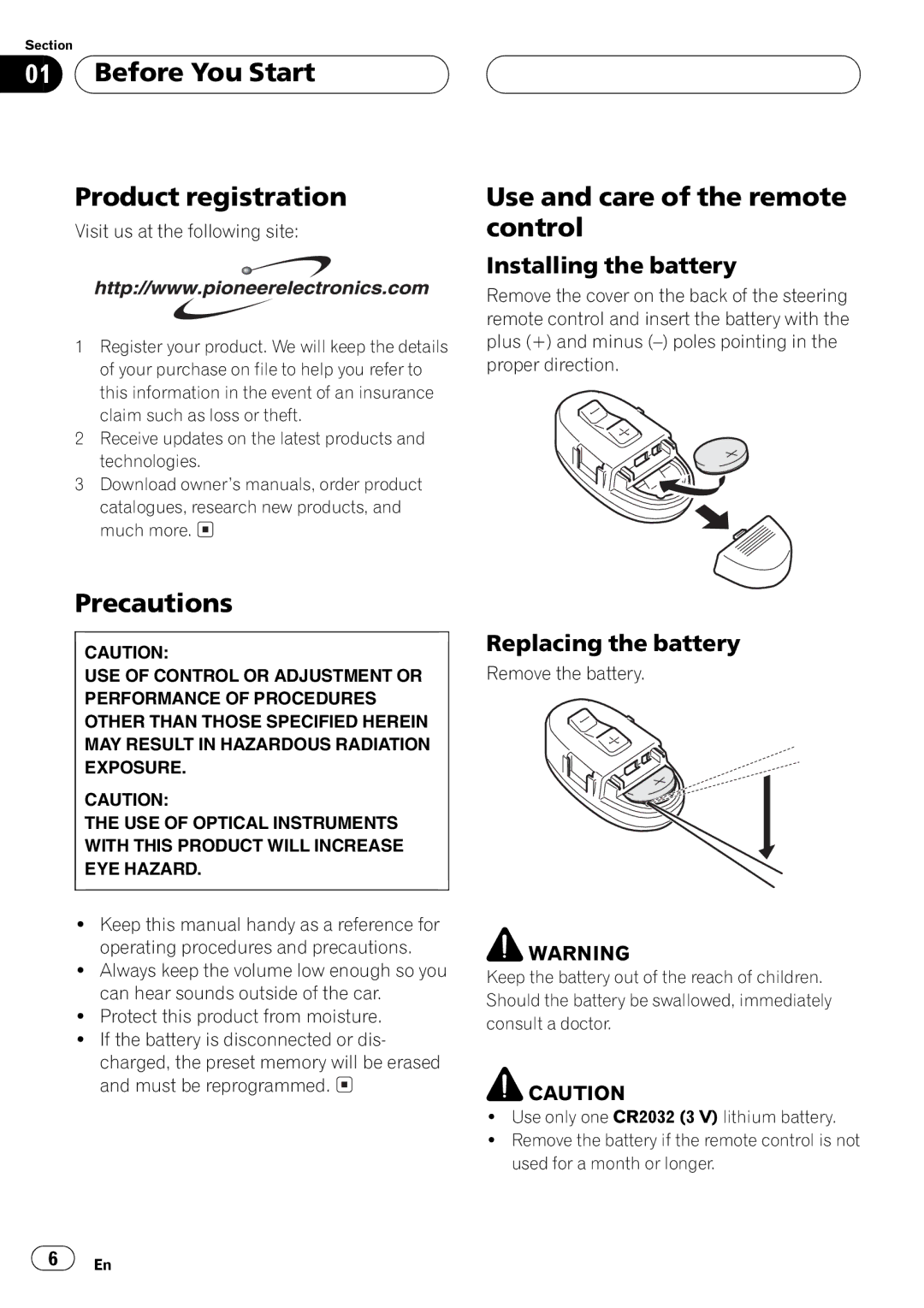 Pioneer DEH-P650 operation manual 