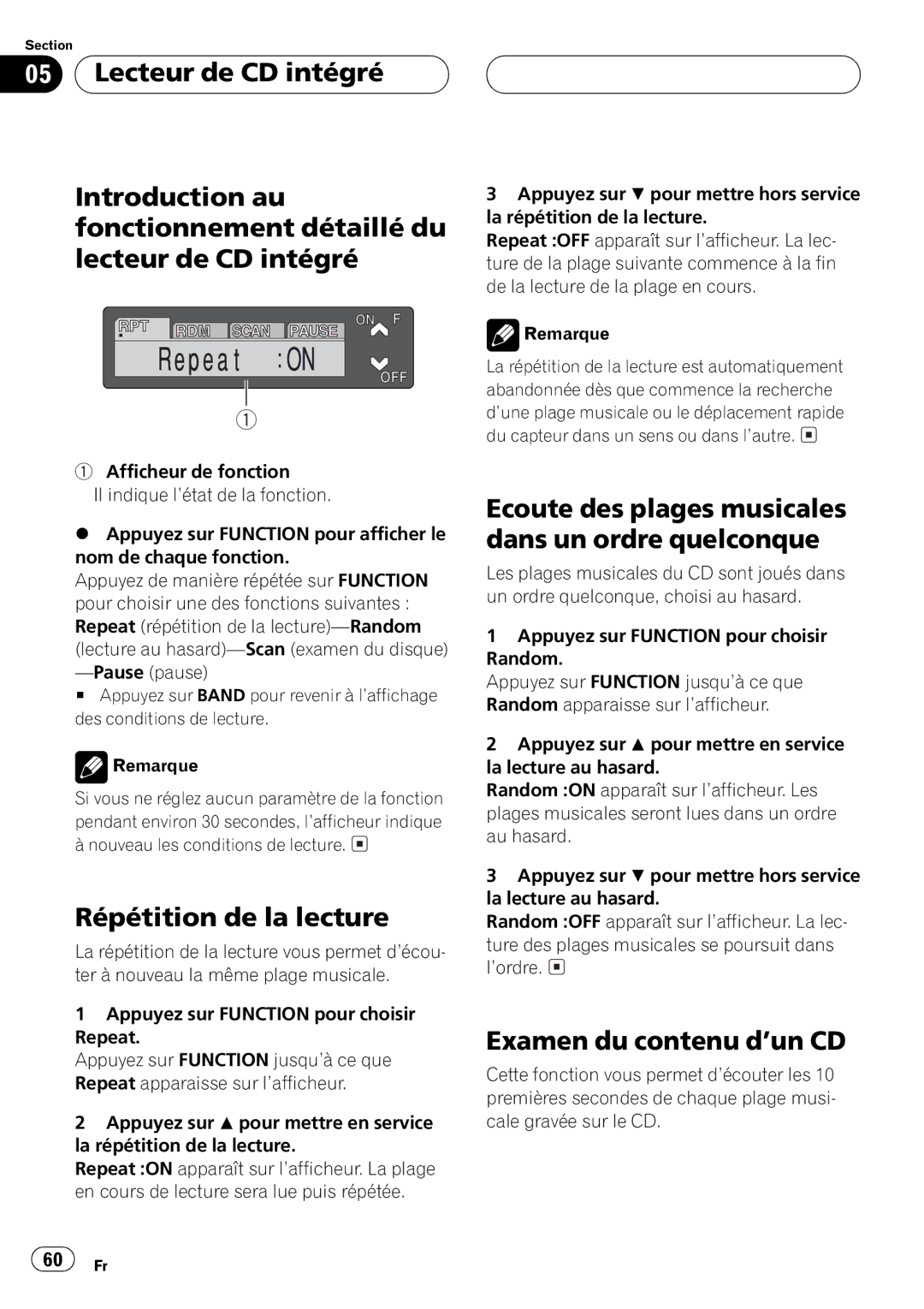 Pioneer DEH-P650 operation manual 