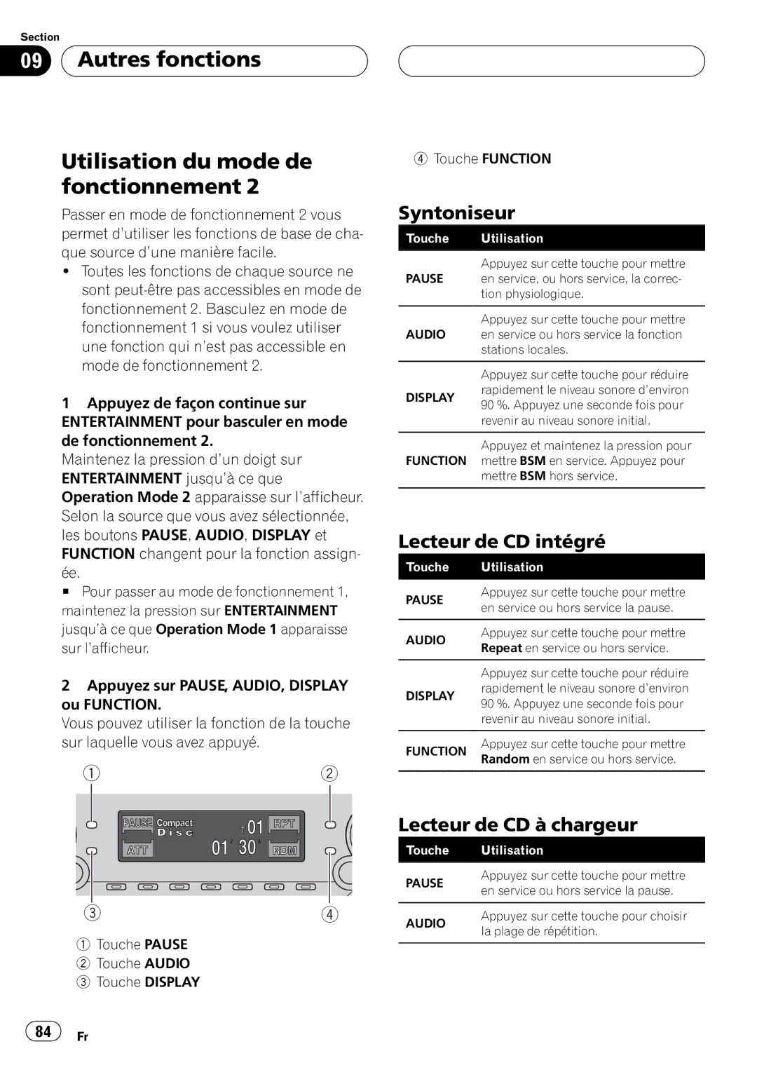 Pioneer DEH-P650 operation manual 