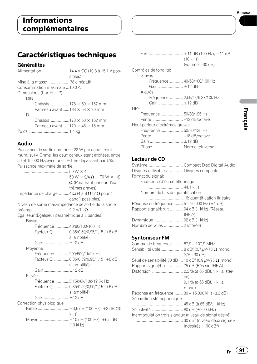 Pioneer DEH-P650 operation manual 