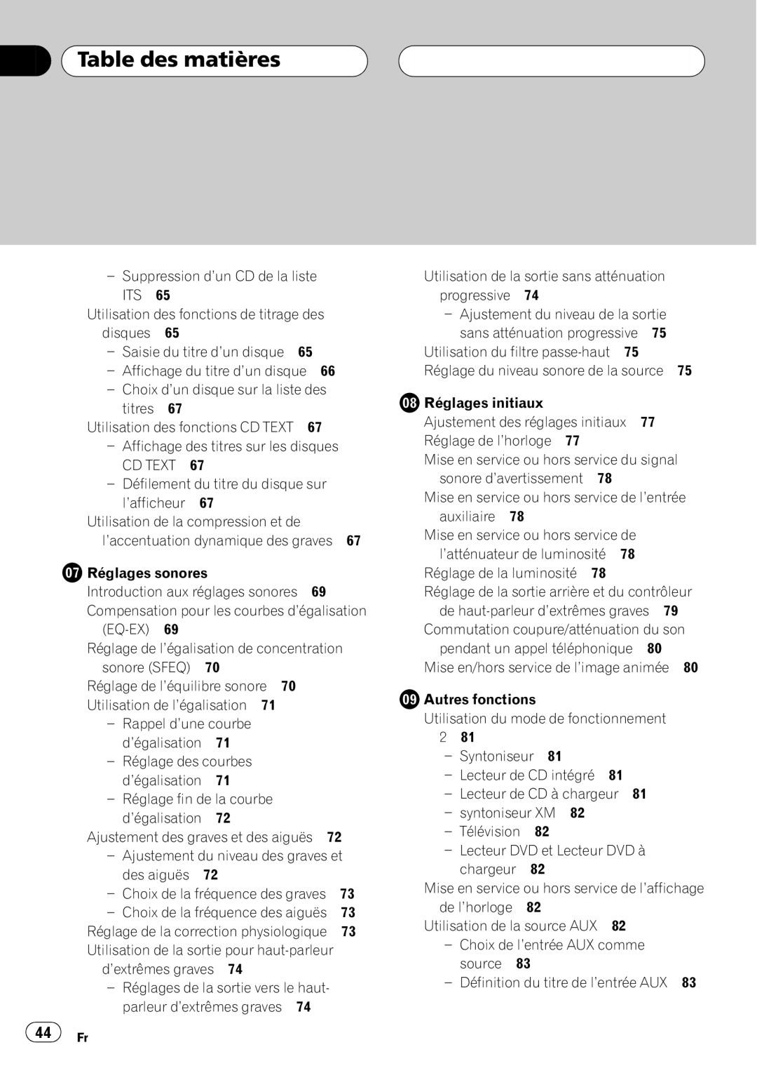 Pioneer DEH-P6500 operation manual 