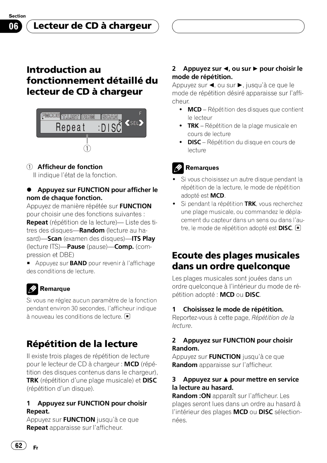 Pioneer DEH-P6500 operation manual 