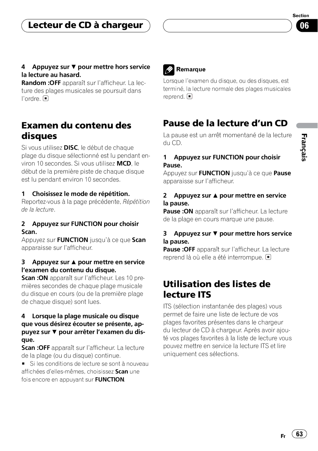 Pioneer DEH-P6500 operation manual 