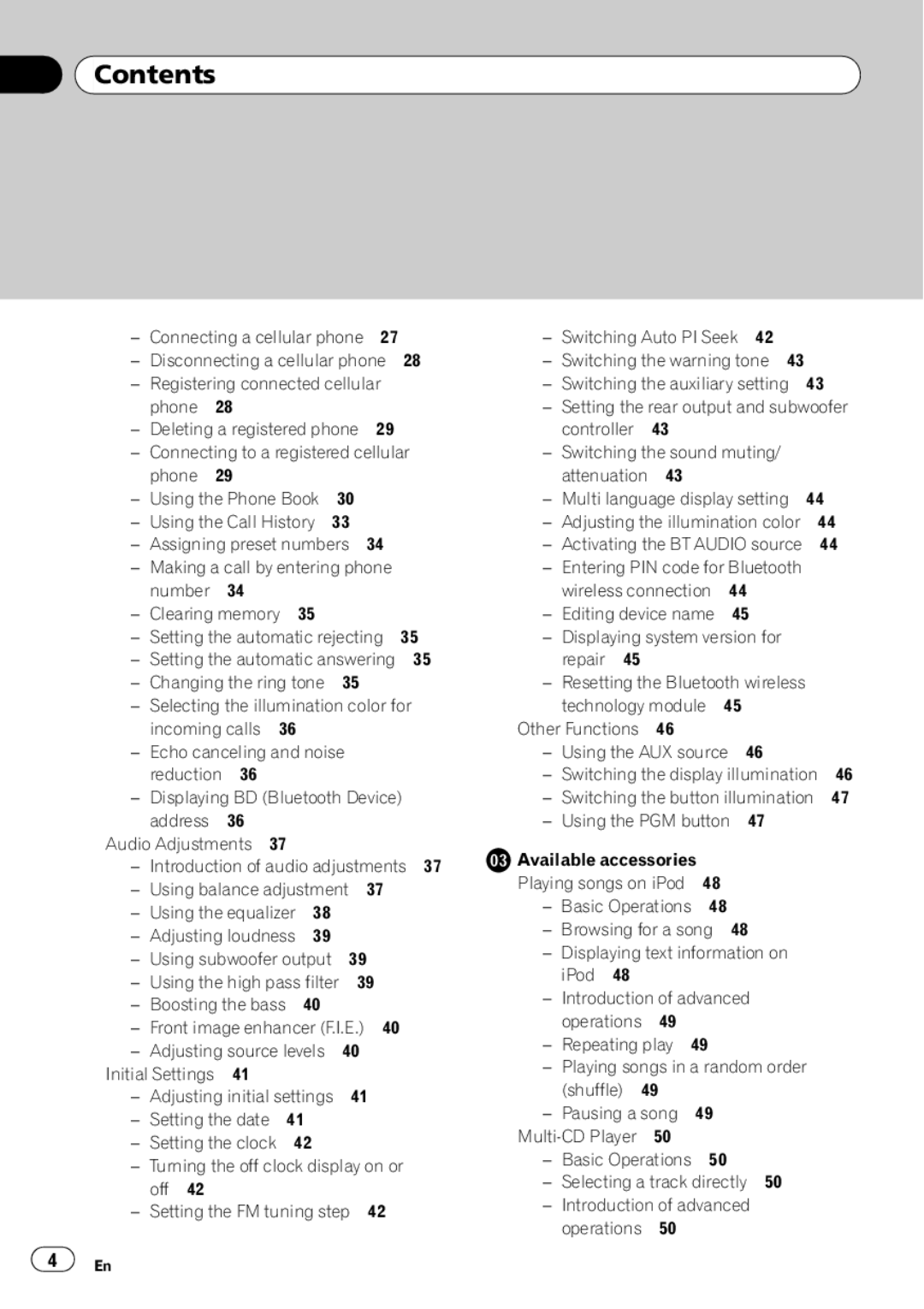 Pioneer DEH-P65BT operation manual Connecting a cellular phone, Disconnecting a cellular phone 