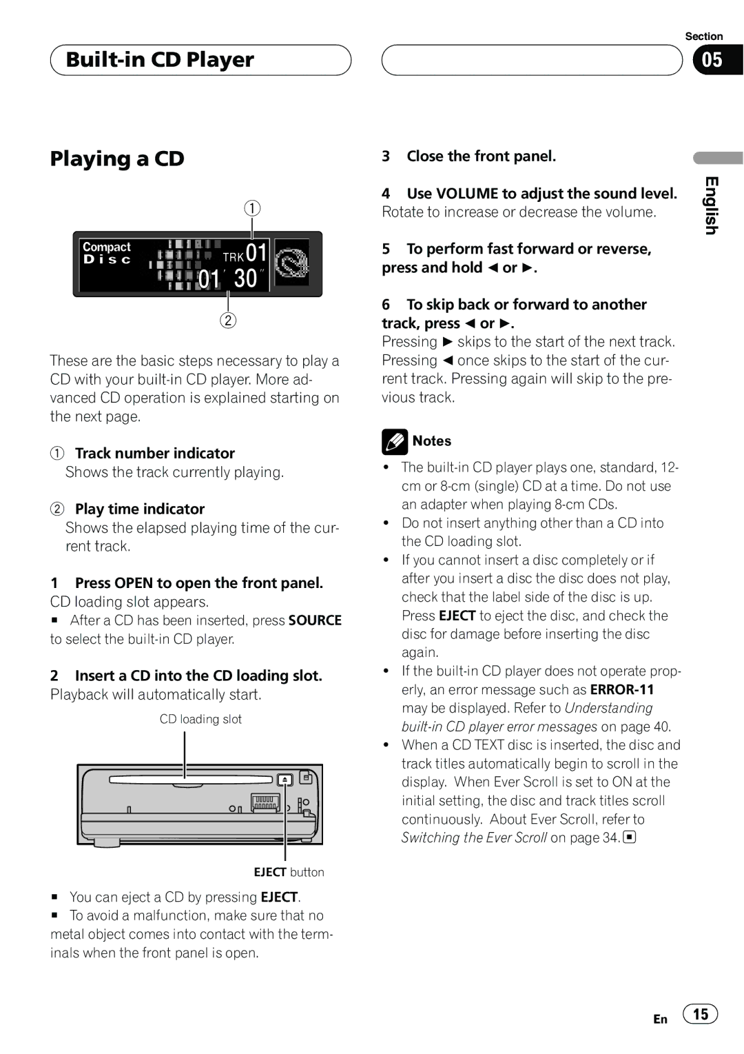 Pioneer DEH-P660 operation manual 