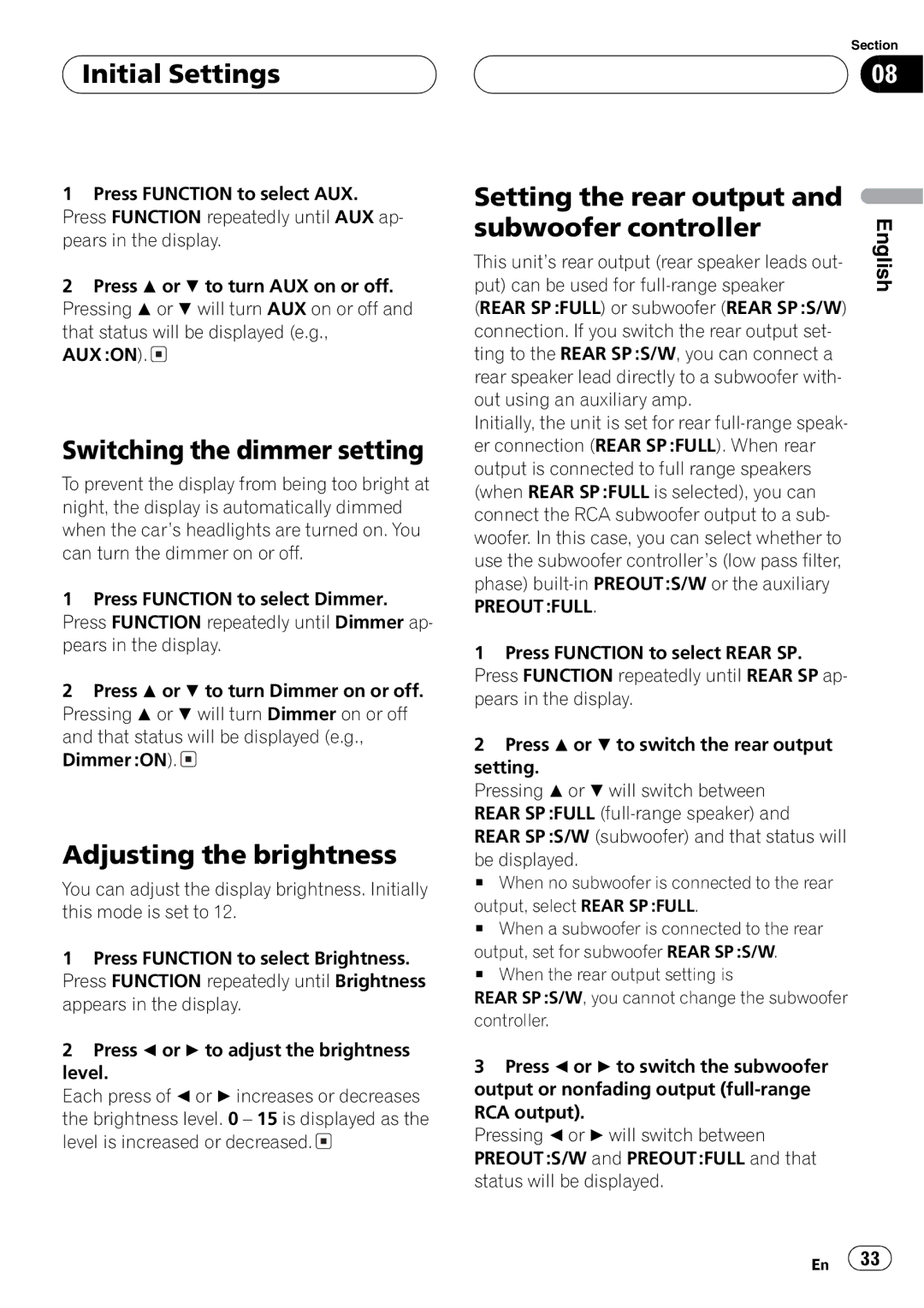 Pioneer DEH-P660 operation manual 