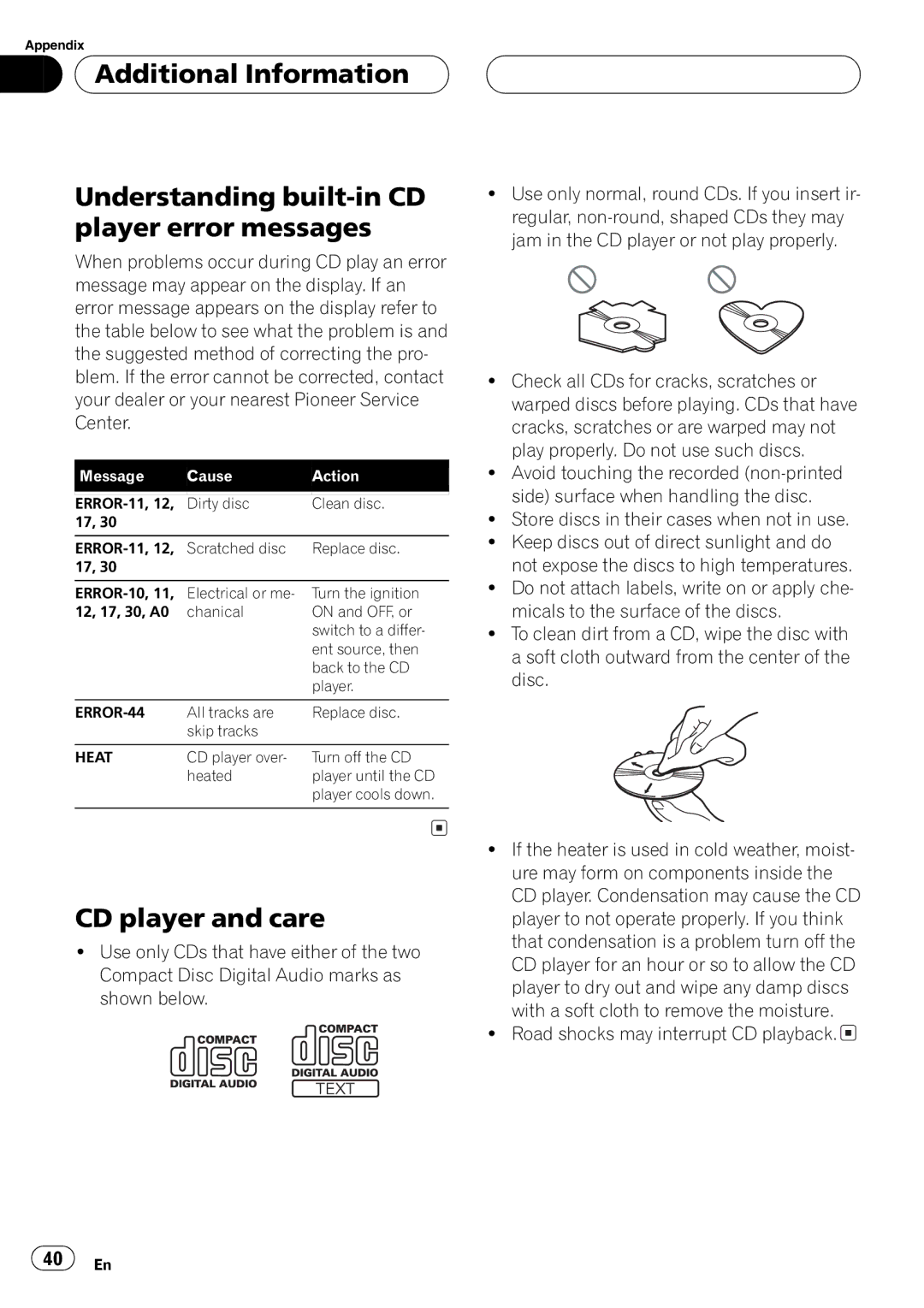 Pioneer DEH-P660 operation manual 