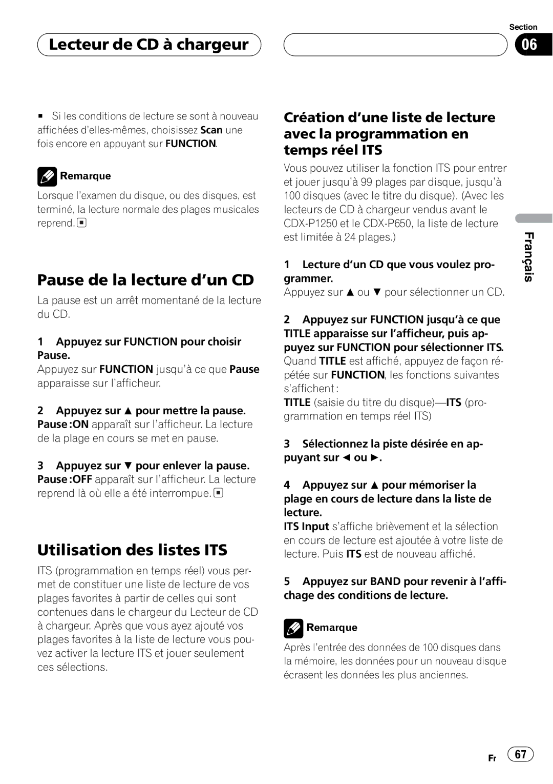 Pioneer DEH-P660 operation manual 