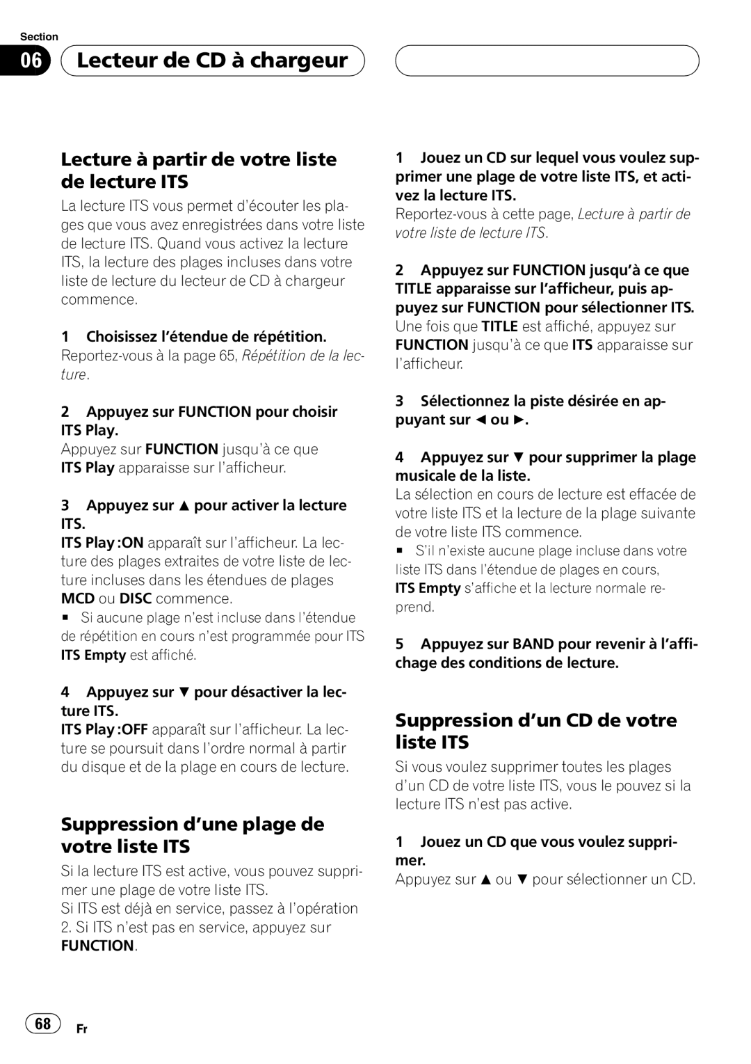 Pioneer DEH-P660 operation manual 