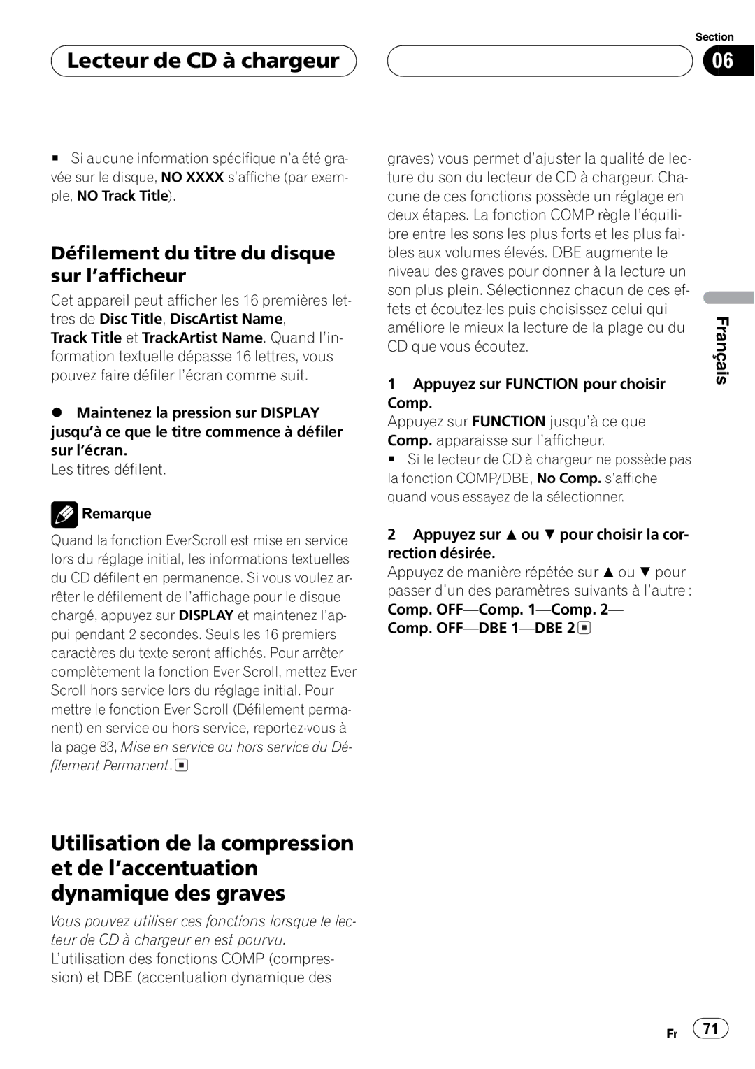 Pioneer DEH-P660 operation manual 