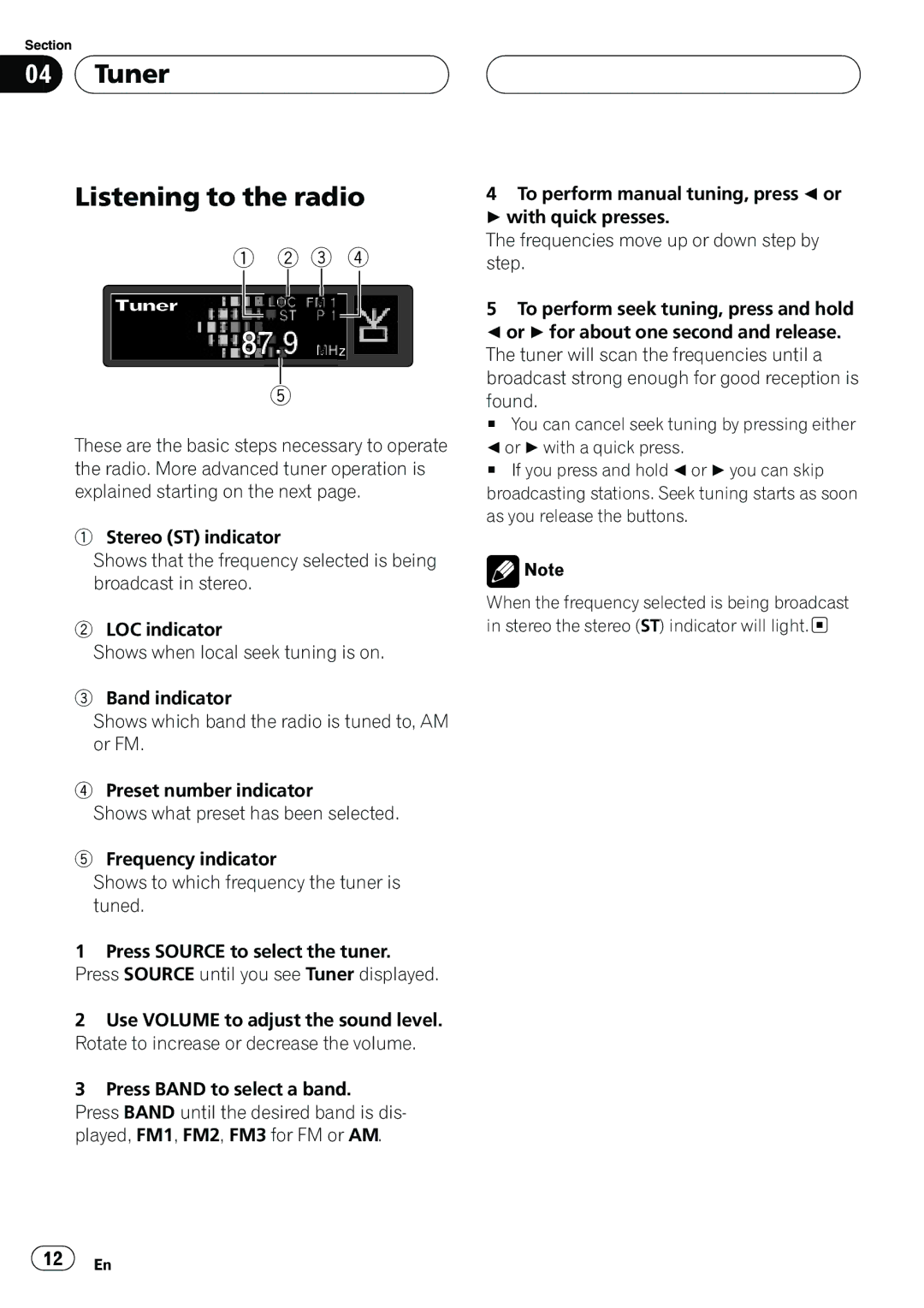 Pioneer DEH-P6600 operation manual 