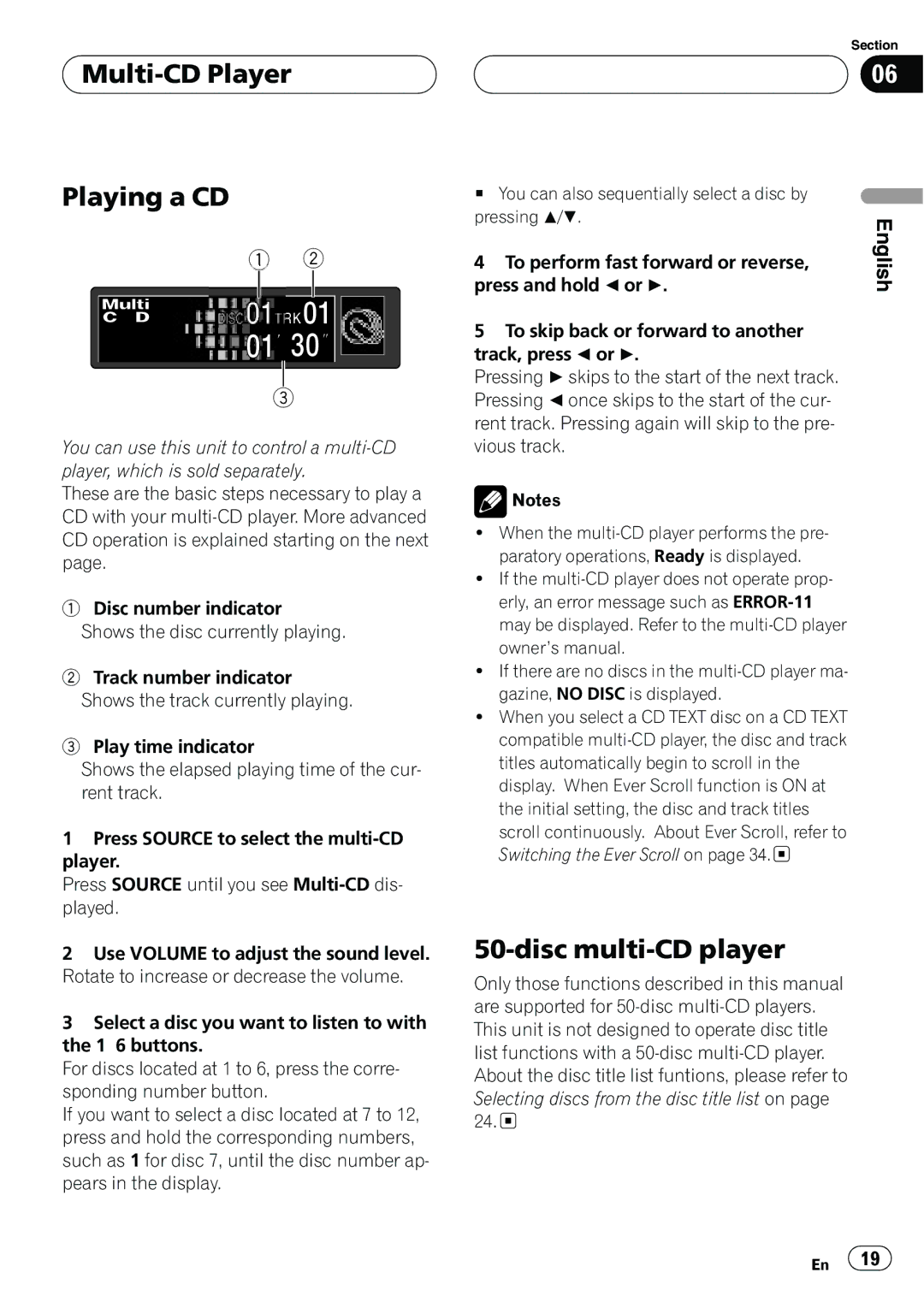 Pioneer DEH-P6600 operation manual 