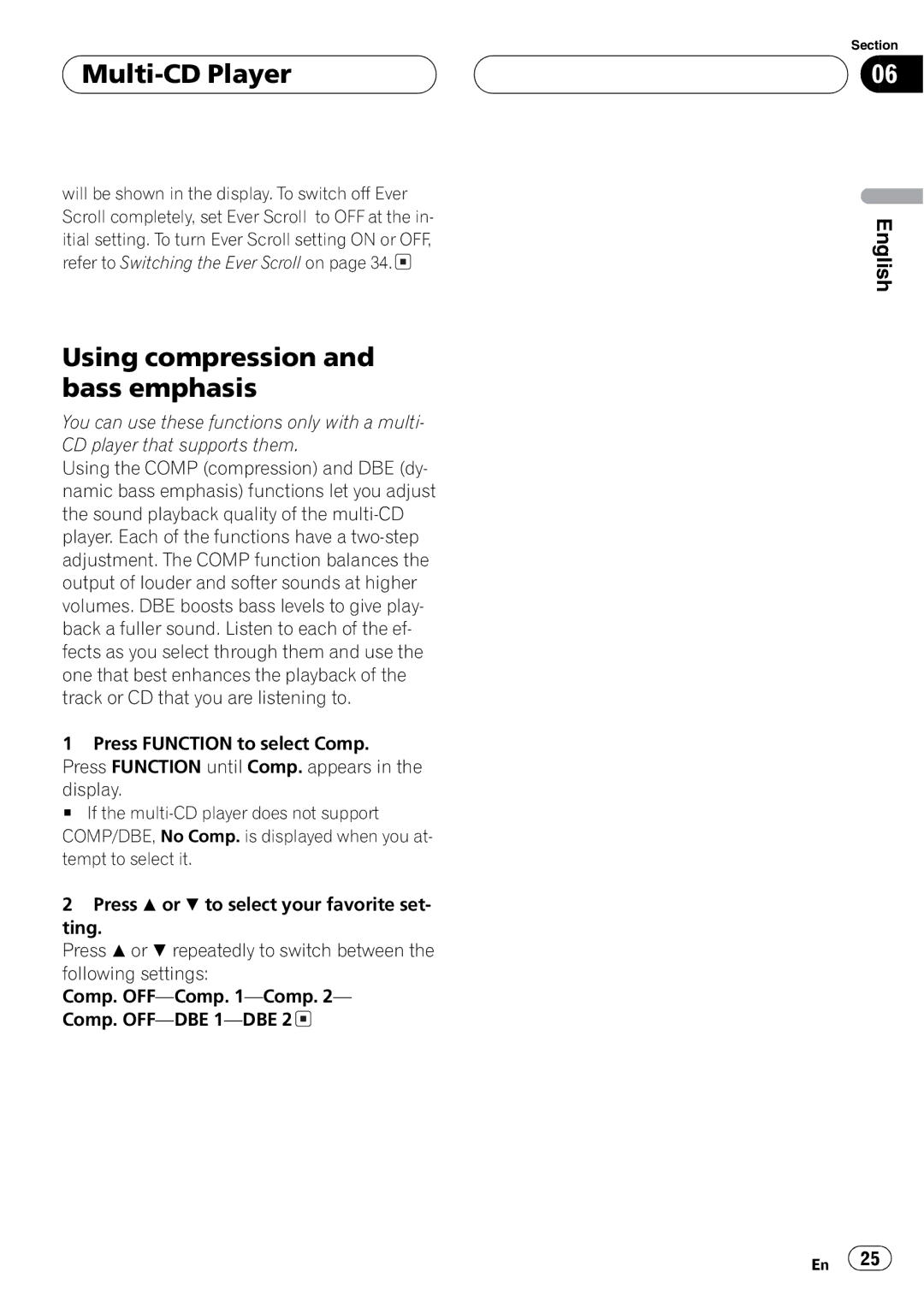 Pioneer DEH-P6600 operation manual 