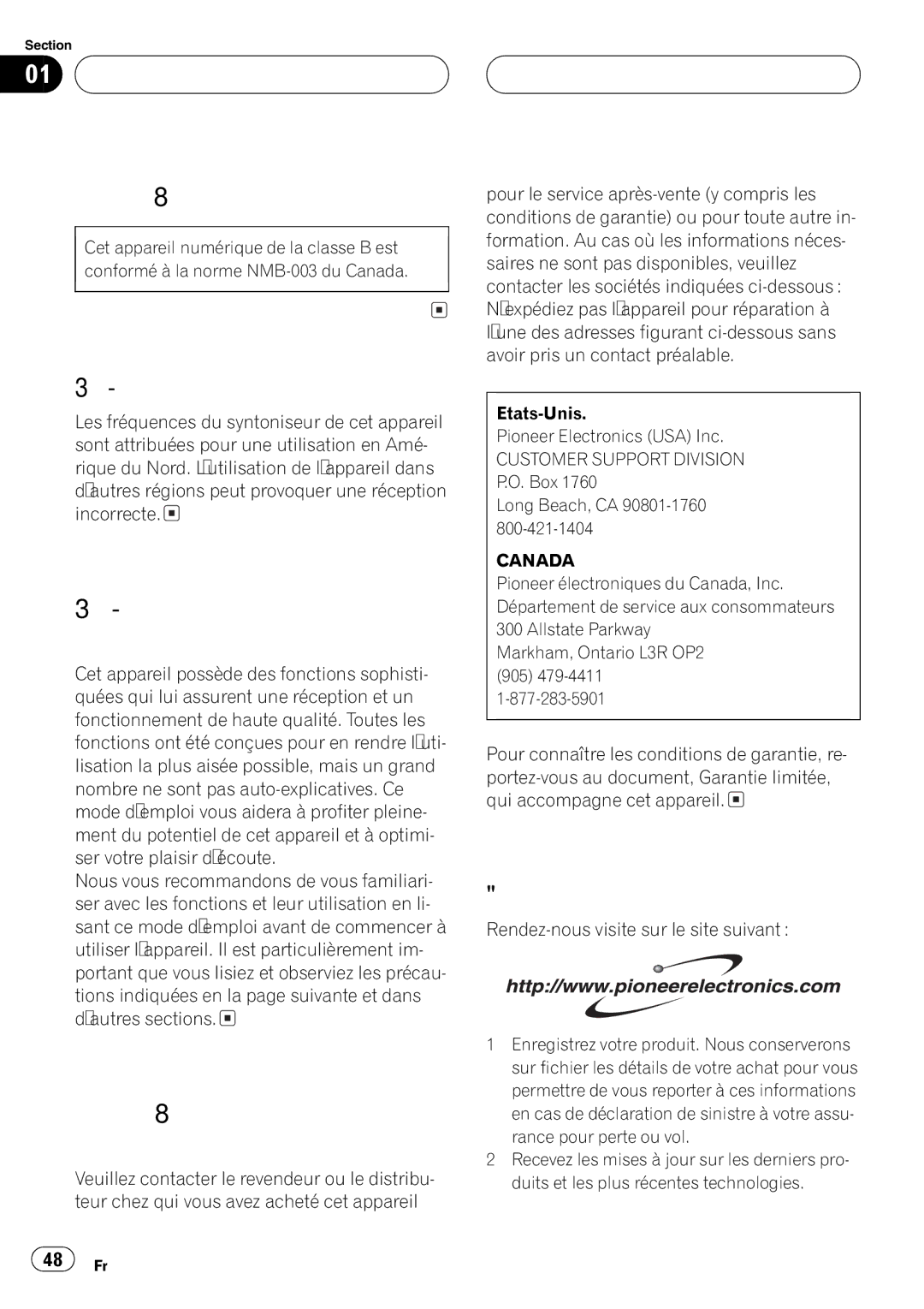 Pioneer DEH-P6600 operation manual 