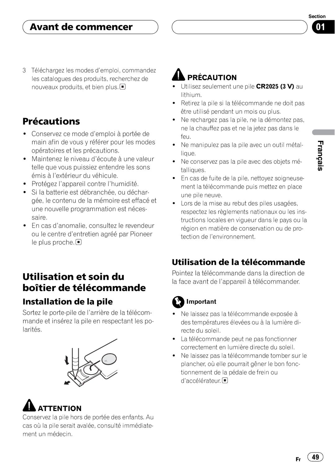 Pioneer DEH-P6600 operation manual 