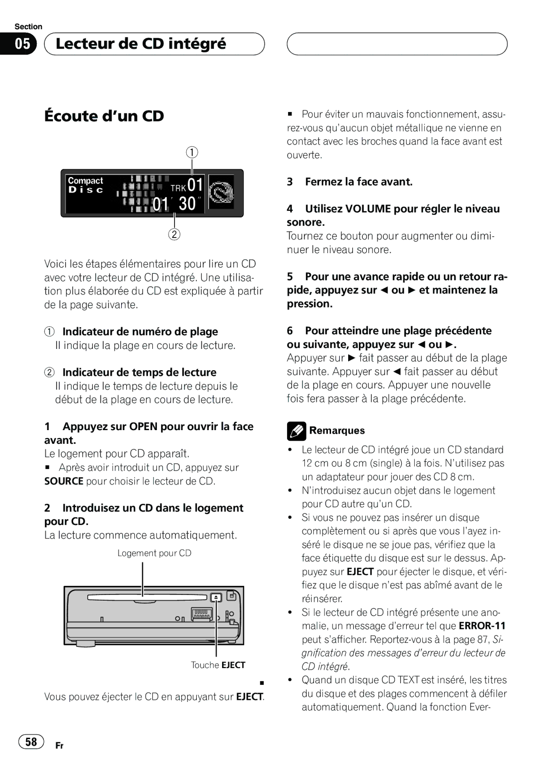 Pioneer DEH-P6600 operation manual 