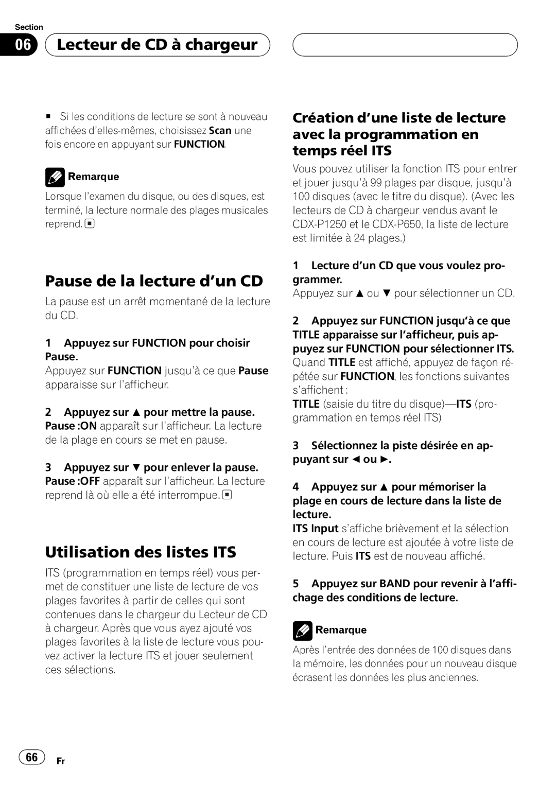 Pioneer DEH-P6600 operation manual 