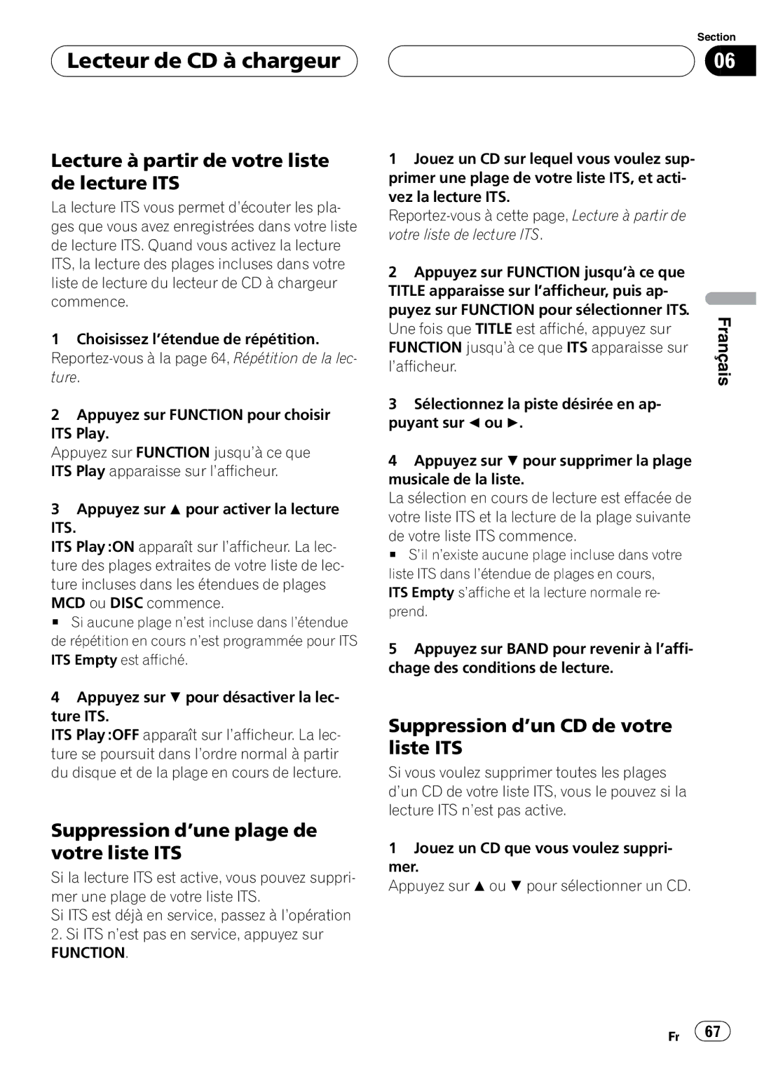 Pioneer DEH-P6600 operation manual 