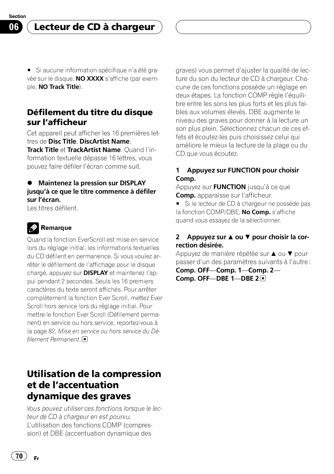 Pioneer DEH-P6600 operation manual 