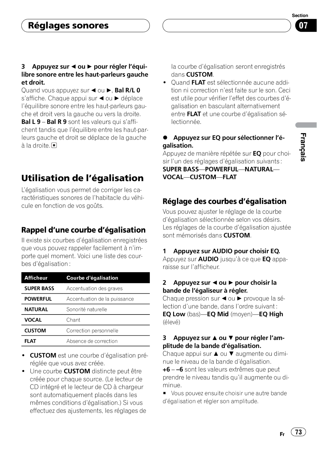 Pioneer DEH-P6600 operation manual 