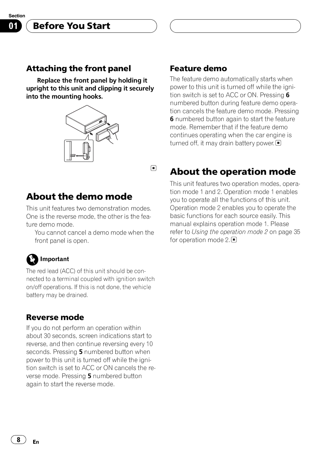 Pioneer DEH-P6600 operation manual 