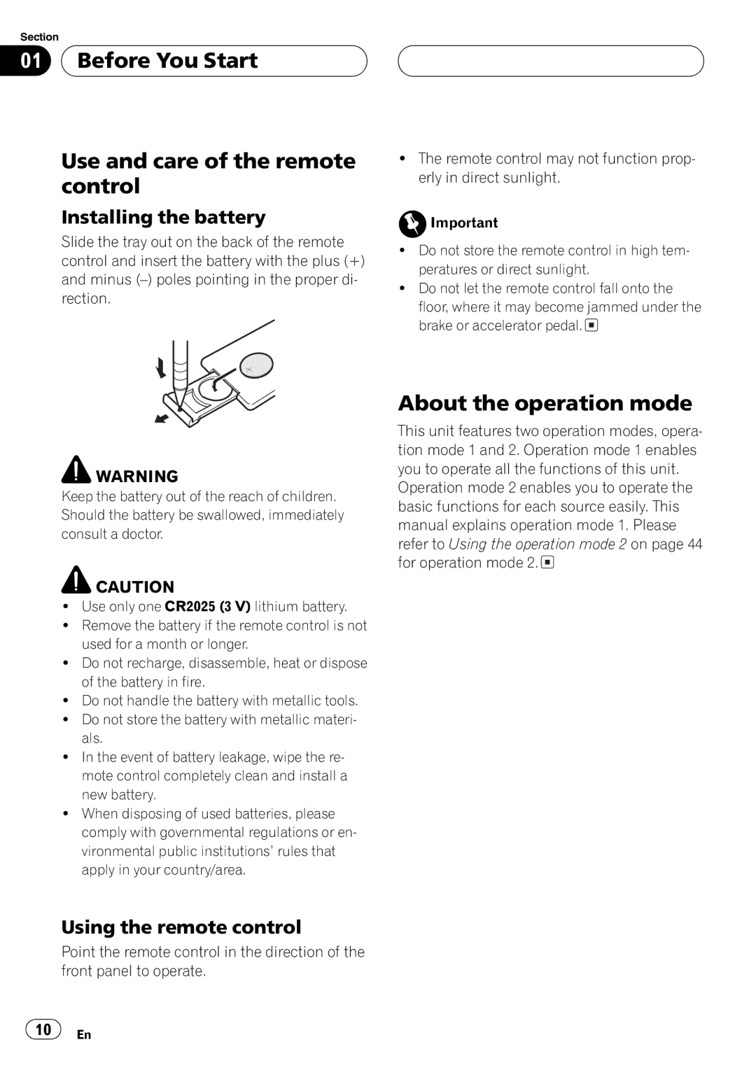 Pioneer DEH-P6700MP operation manual 