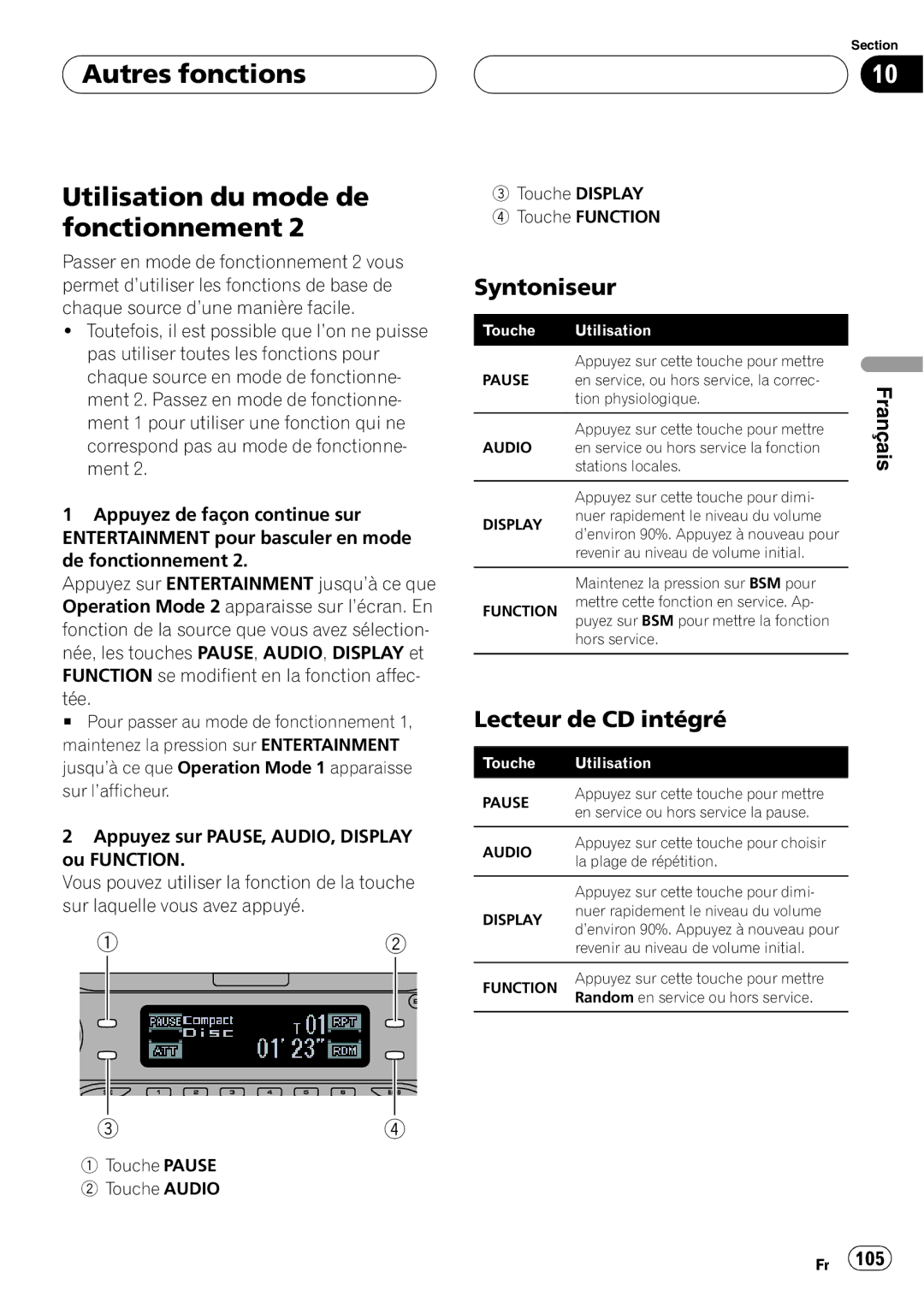 Pioneer DEH-P6700MP operation manual 