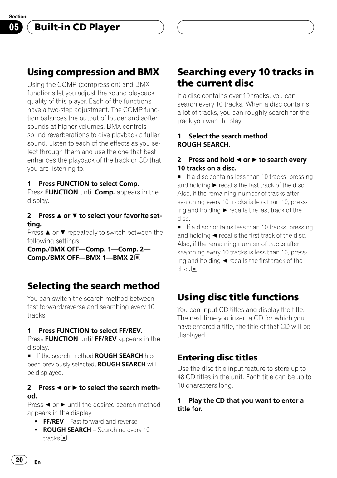 Pioneer DEH-P6700MP operation manual 