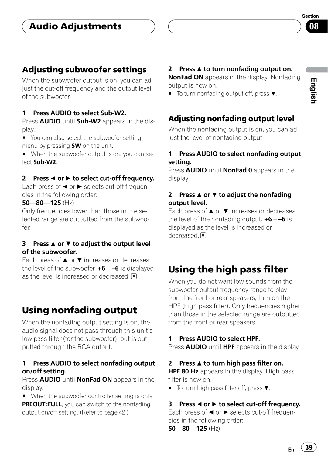 Pioneer DEH-P6700MP operation manual 