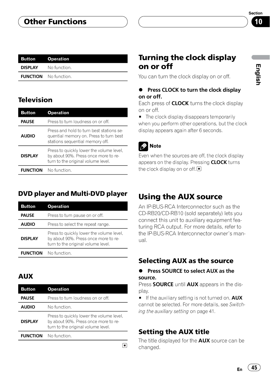 Pioneer DEH-P6700MP operation manual 