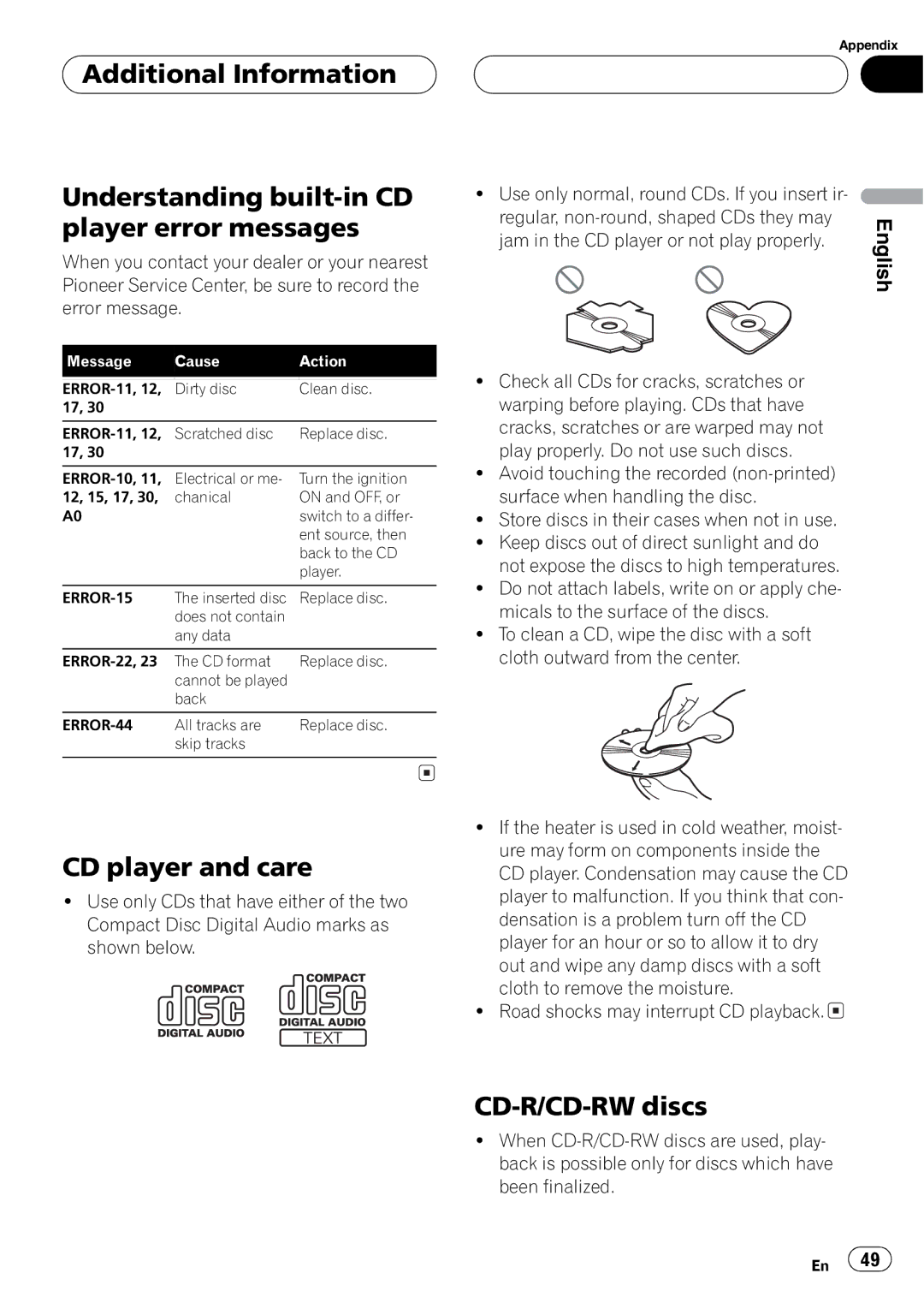 Pioneer DEH-P6700MP operation manual 