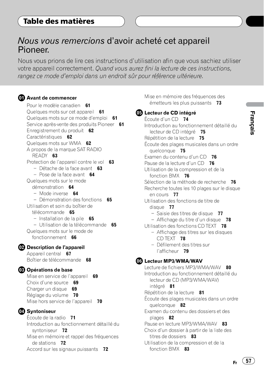 Pioneer DEH-P6700MP operation manual 