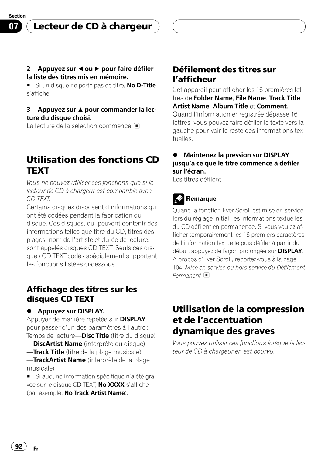 Pioneer DEH-P6700MP operation manual 