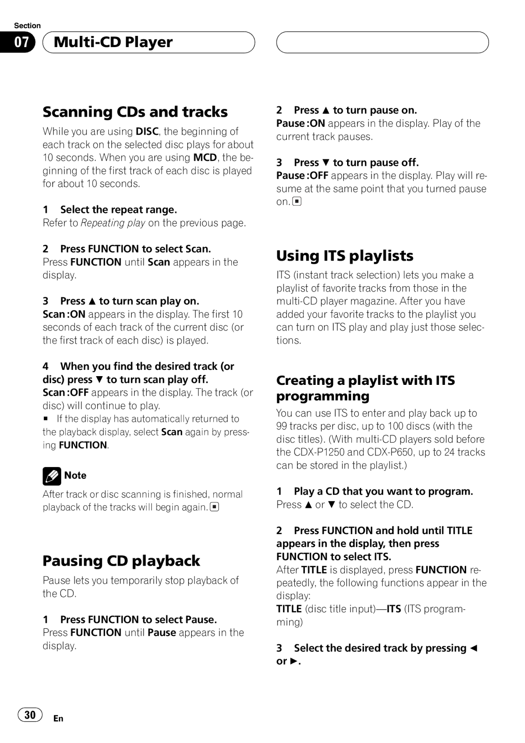 Pioneer DEH-P670MP operation manual 