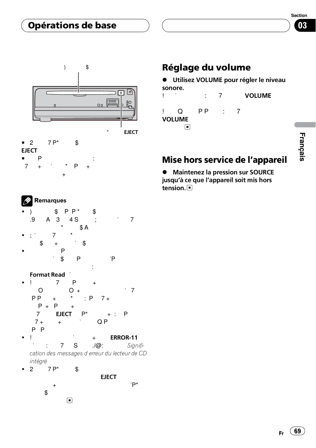 Pioneer DEH-P670MP operation manual 