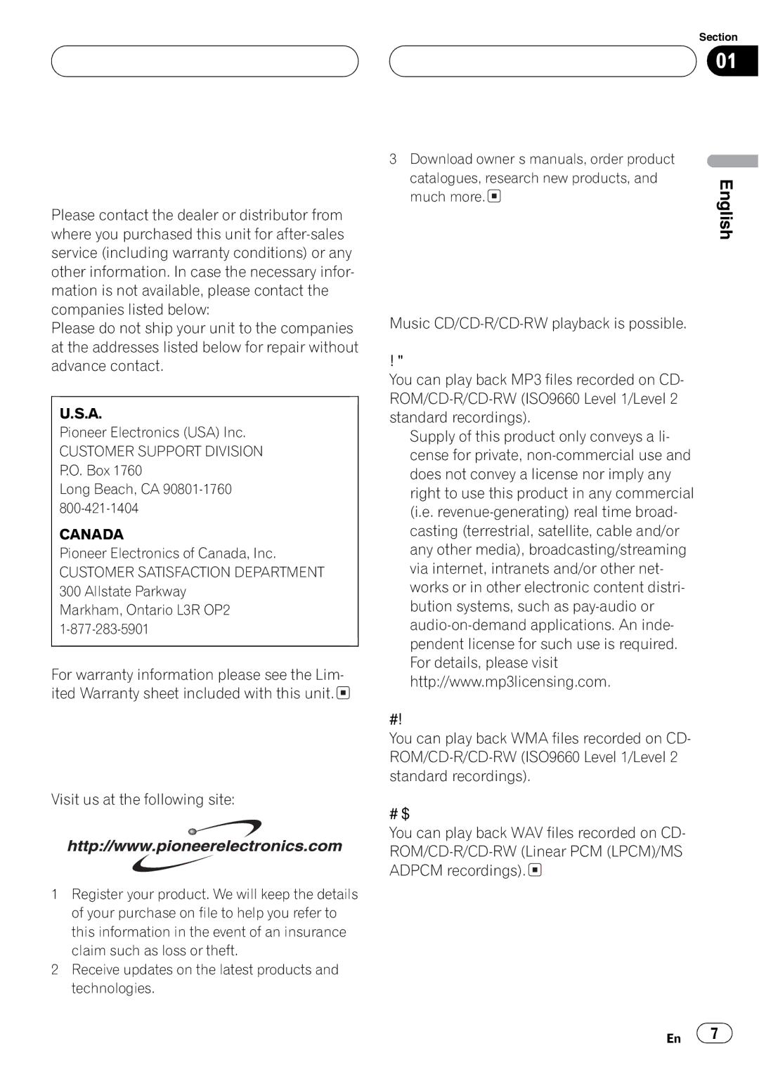 Pioneer DEH-P670MP operation manual 