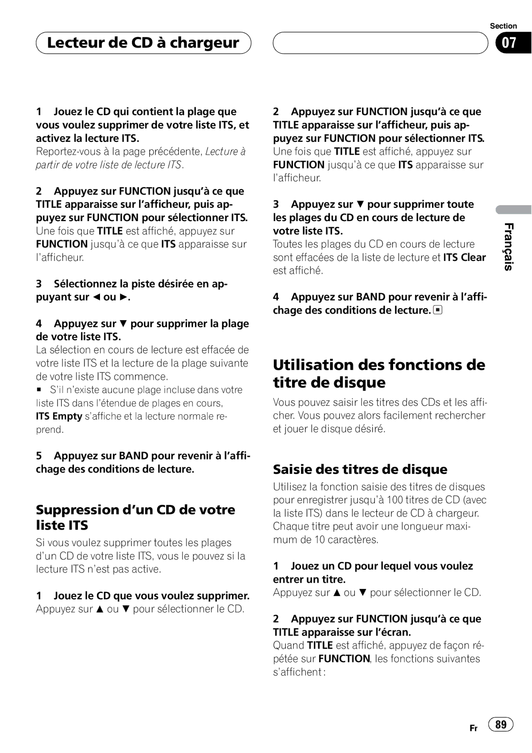 Pioneer DEH-P670MP operation manual 