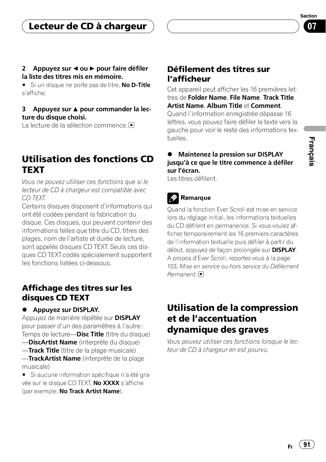 Pioneer DEH-P670MP operation manual 