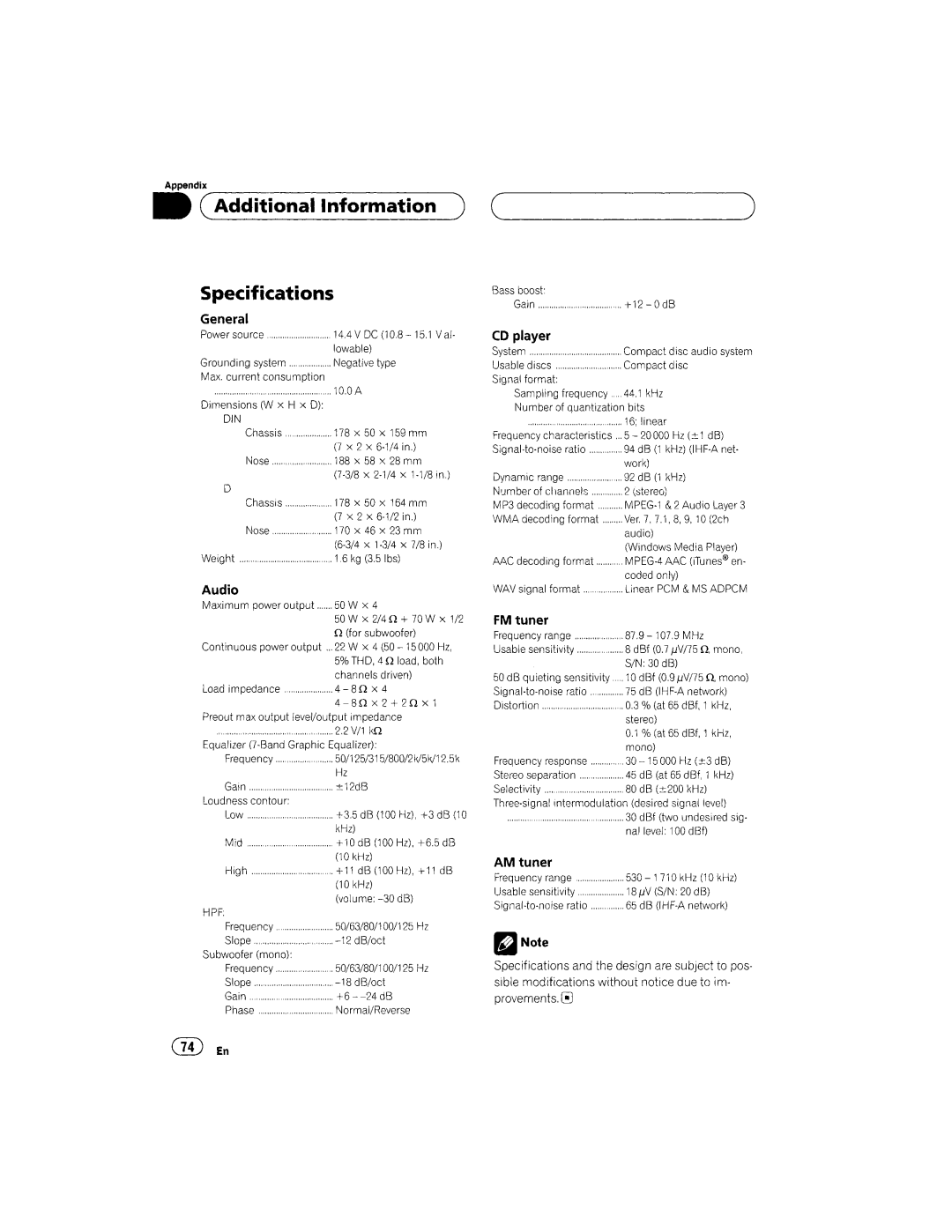 Pioneer DEH-P6800MP manual 