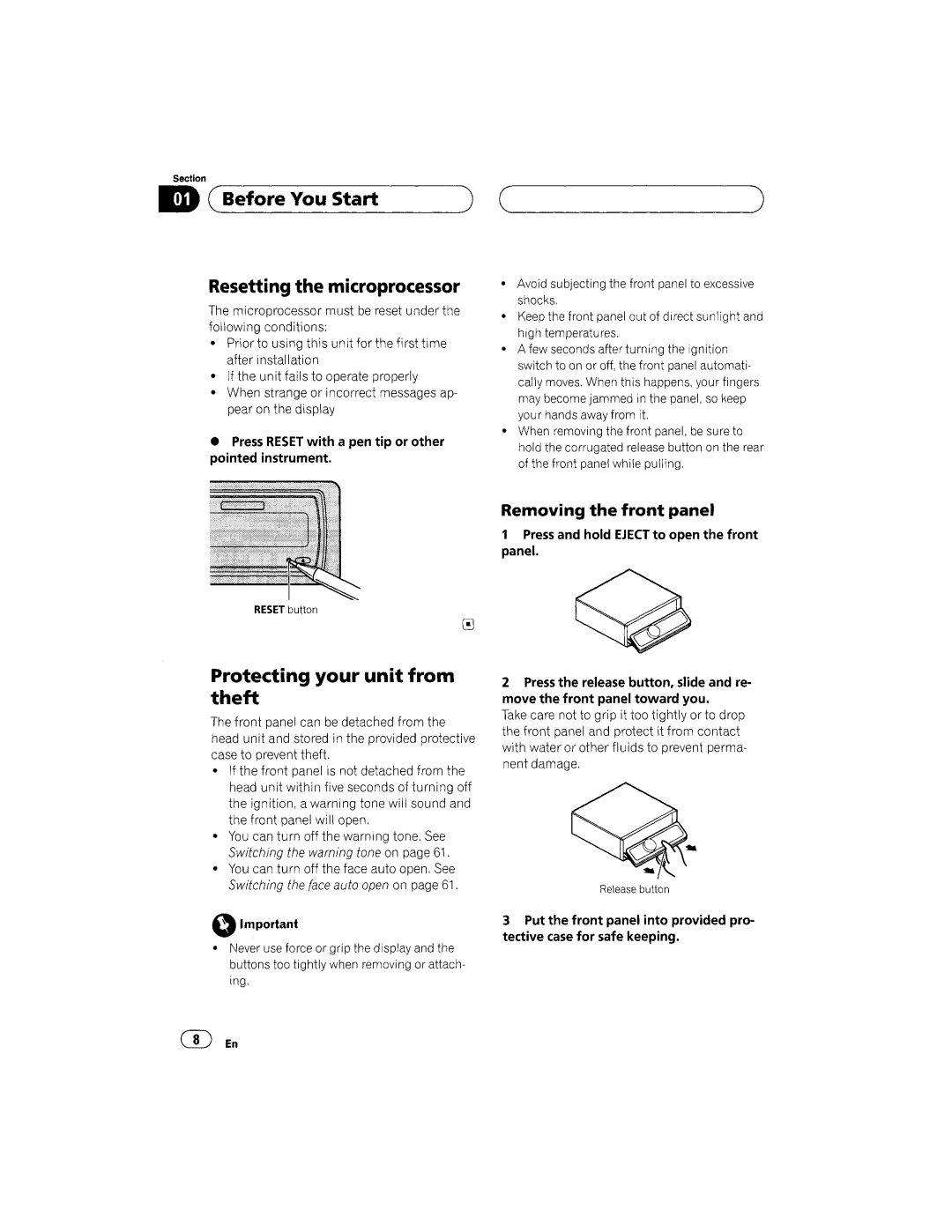 Pioneer DEH-P6800MP manual 