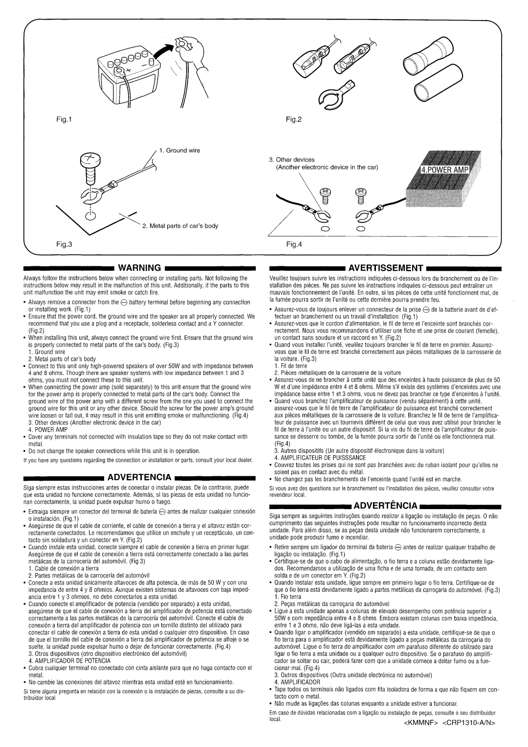 Pioneer DEH-P6800MP manual 